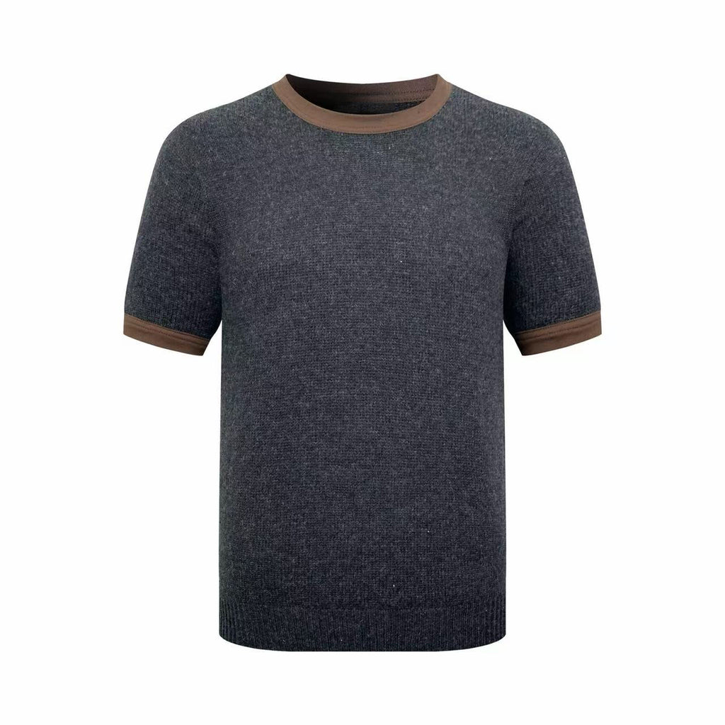 2026 New GS Short-Sleeved Sweater with Triangle Logo (AA569-A50)