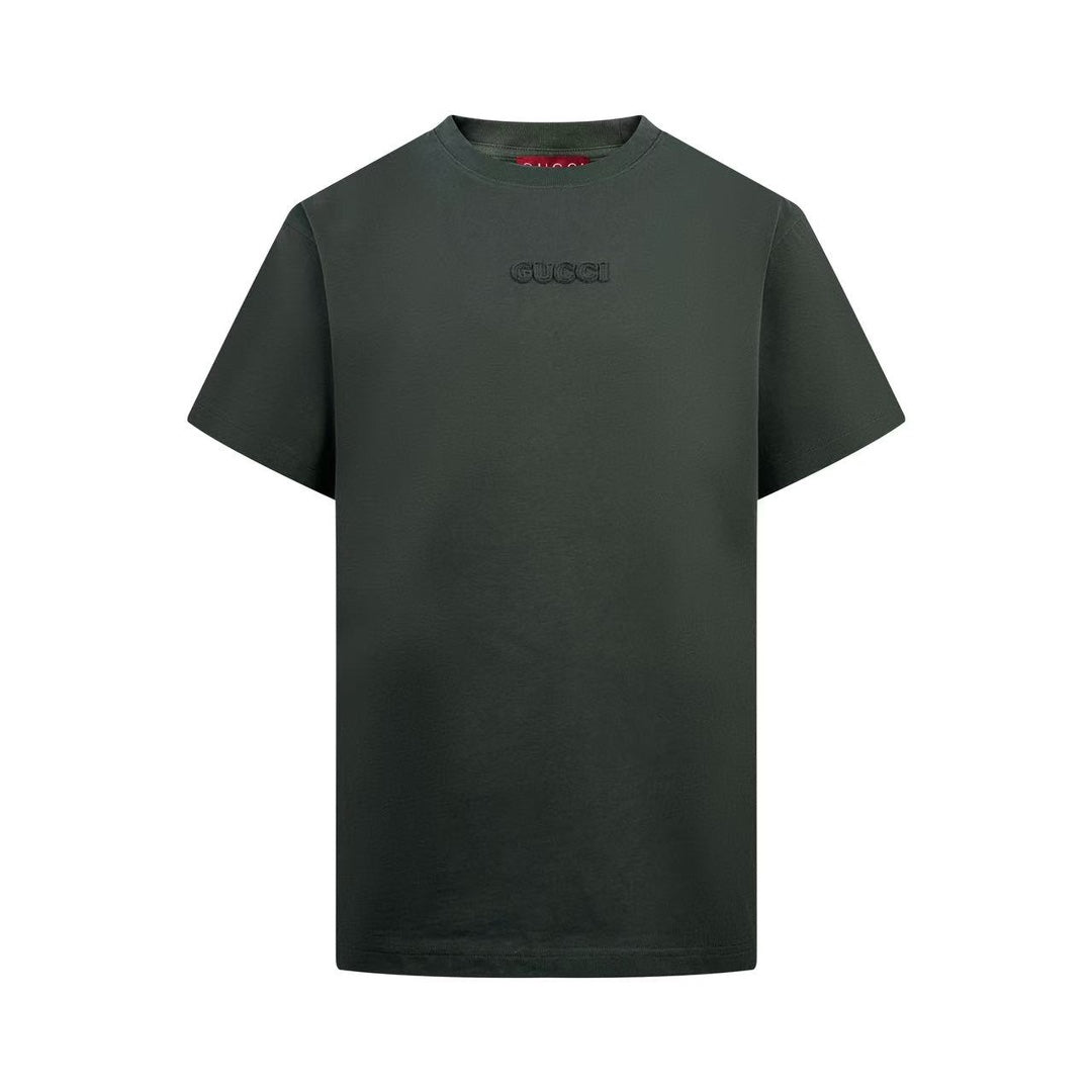 2026 New GS Logo Embroidered Short-Sleeved T-Shirt (25139-A15)