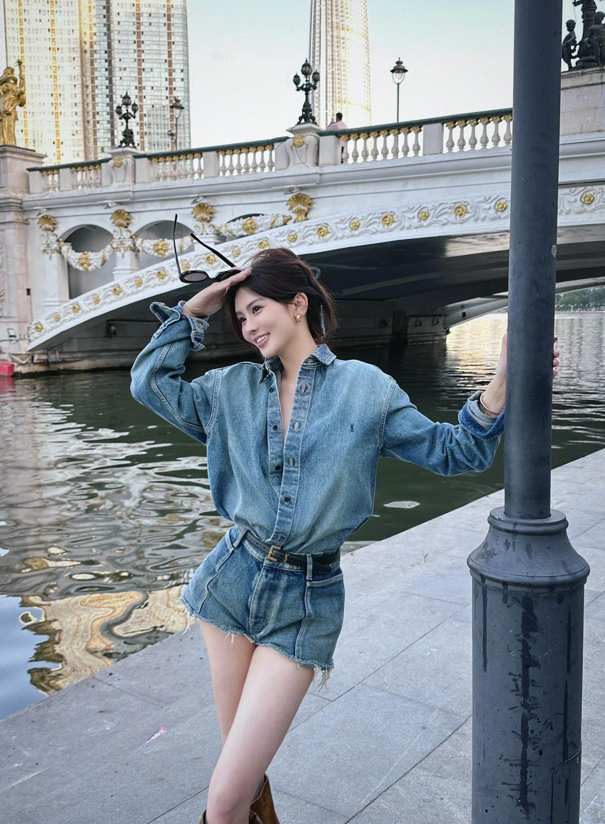 2026 New Style GS Embroidered Denim Jacket (MM050-B40)