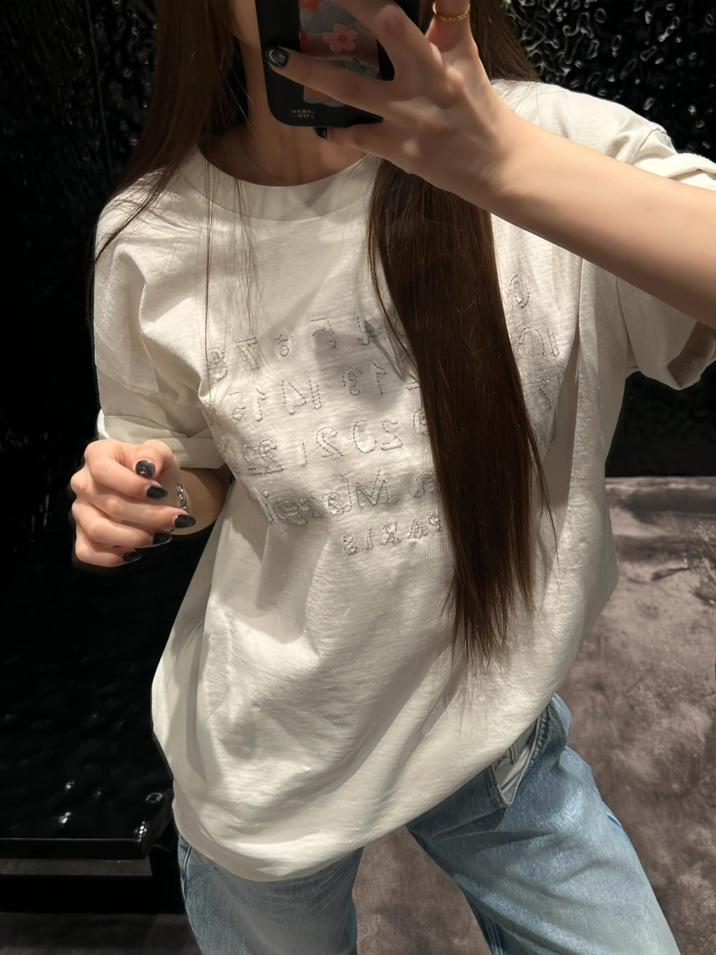 2026 New GS Embroidered Print T-Shirt (25234-A20)