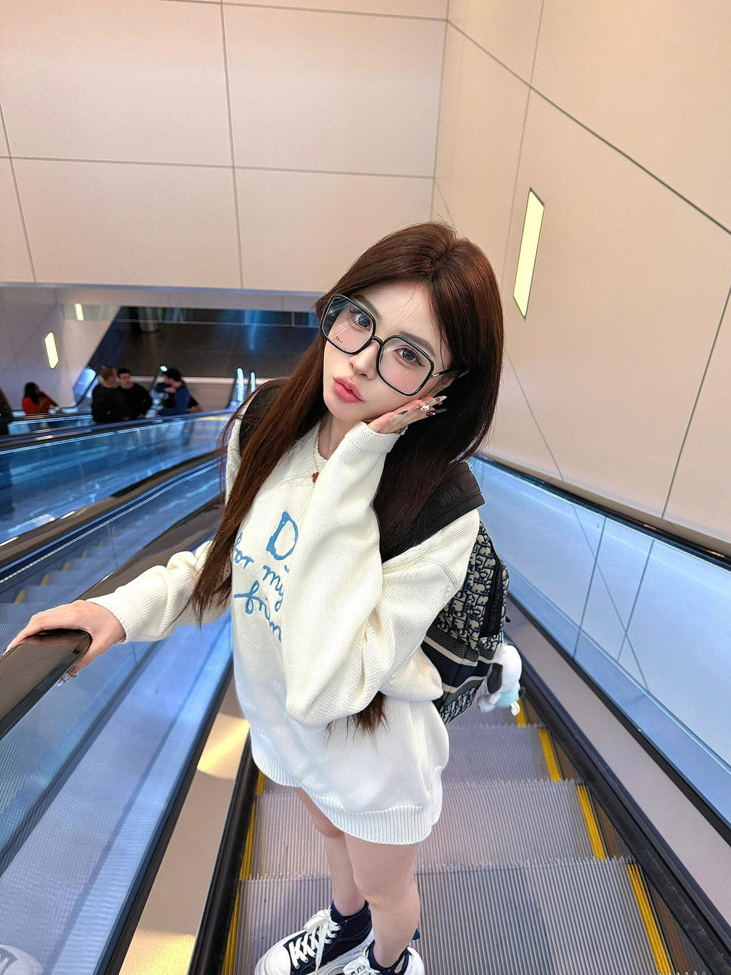 2026 New Style GS Embroidered Knitted Long-Sleeved Shirt (25307-B30)