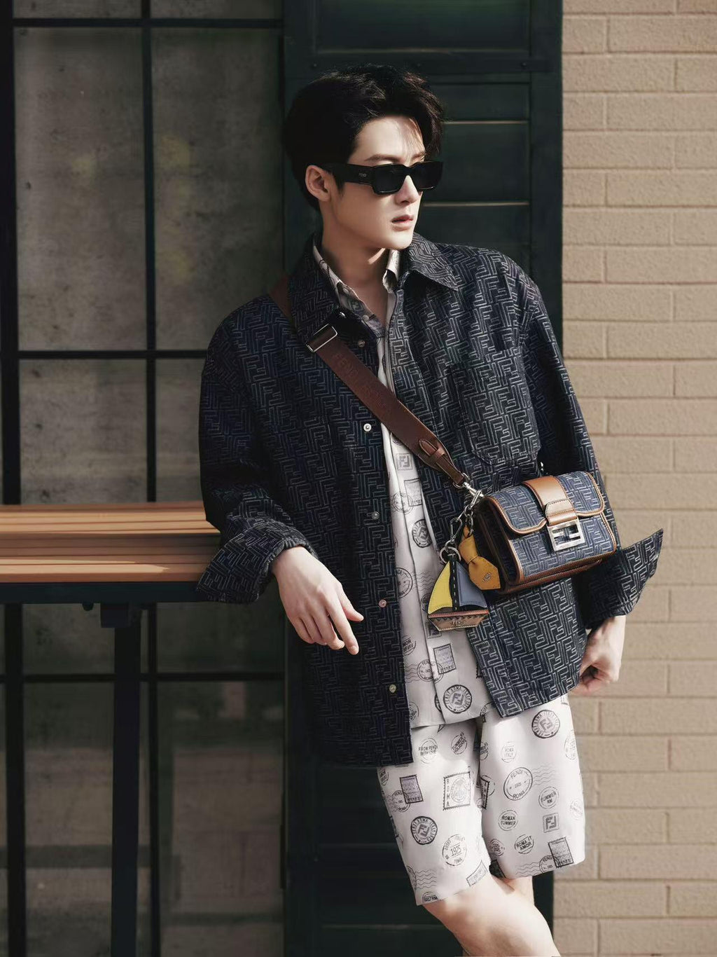 2026 New GS Plaid Denim Jacket (25322-B70)