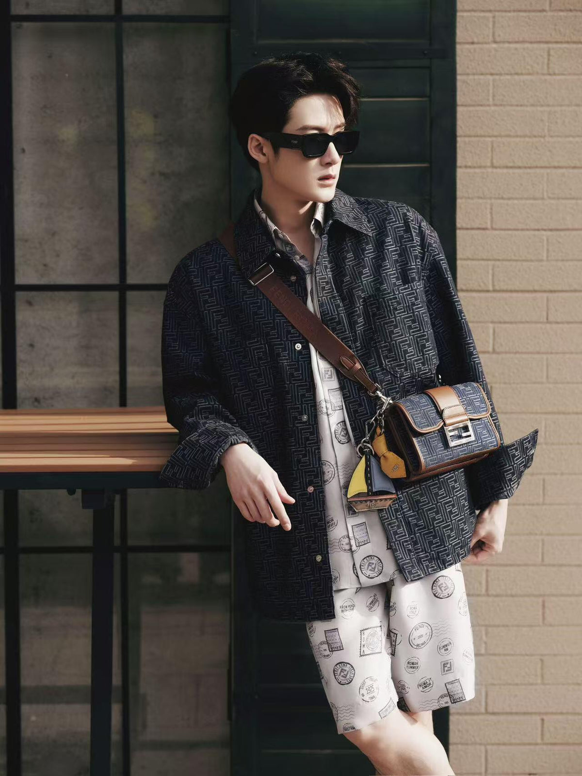 2026 New GS Plaid Denim Jacket (25322-B70)