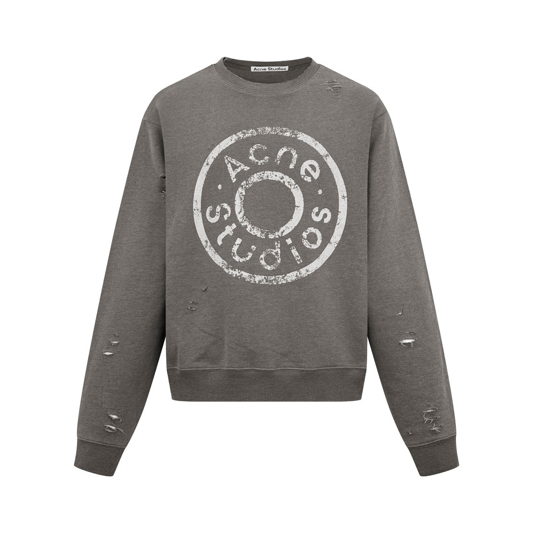 2026 New GS Distressed Logo Sweatshirt with Holes (25310-B20)