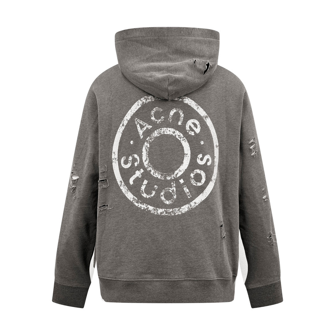 2026 New GS Distressed Logo Zip-Up Jacket with Holes (25303-B75)