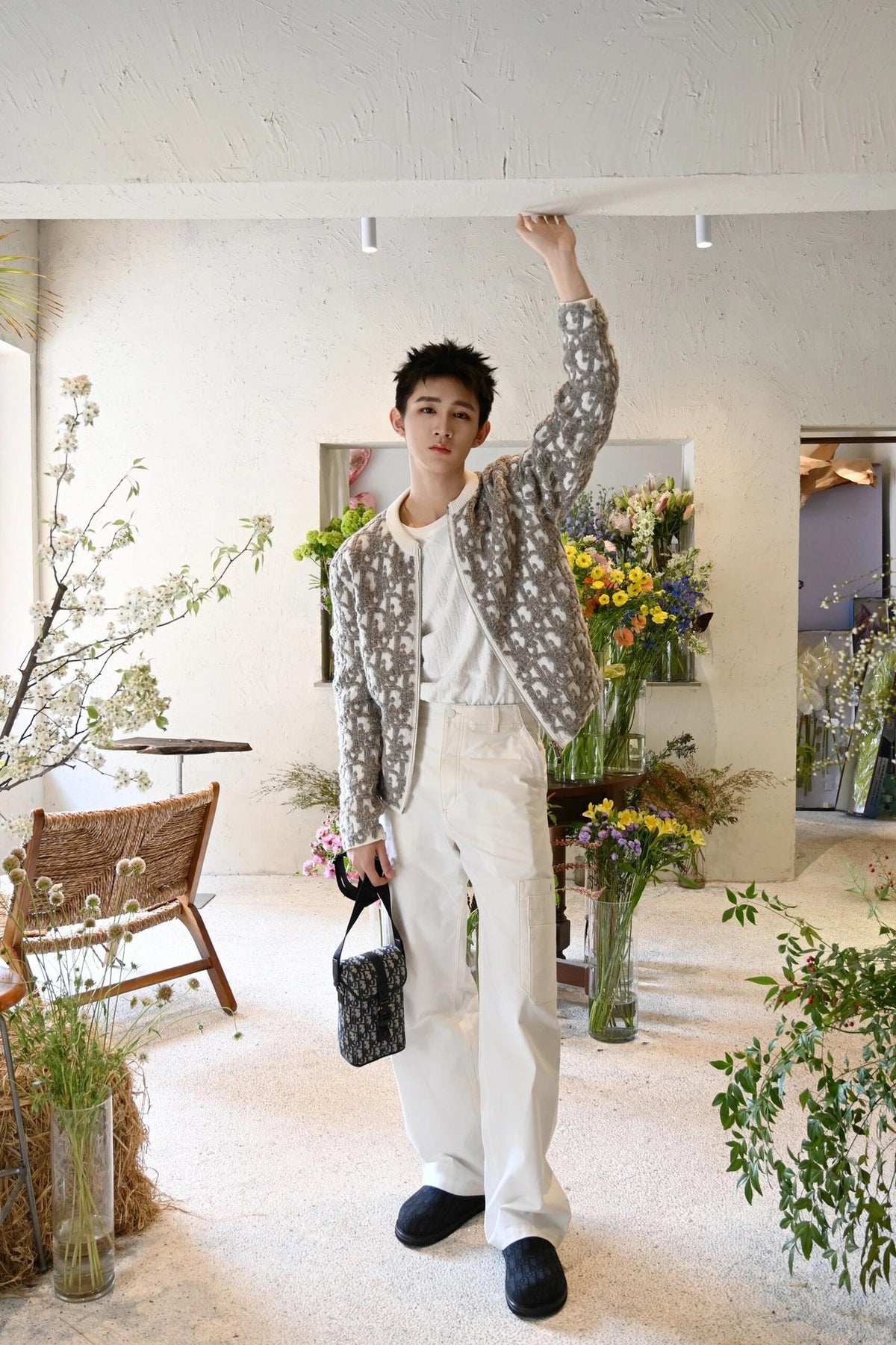 2026 New Style GS Printed Cotton Sweater Coat (25330-B95)