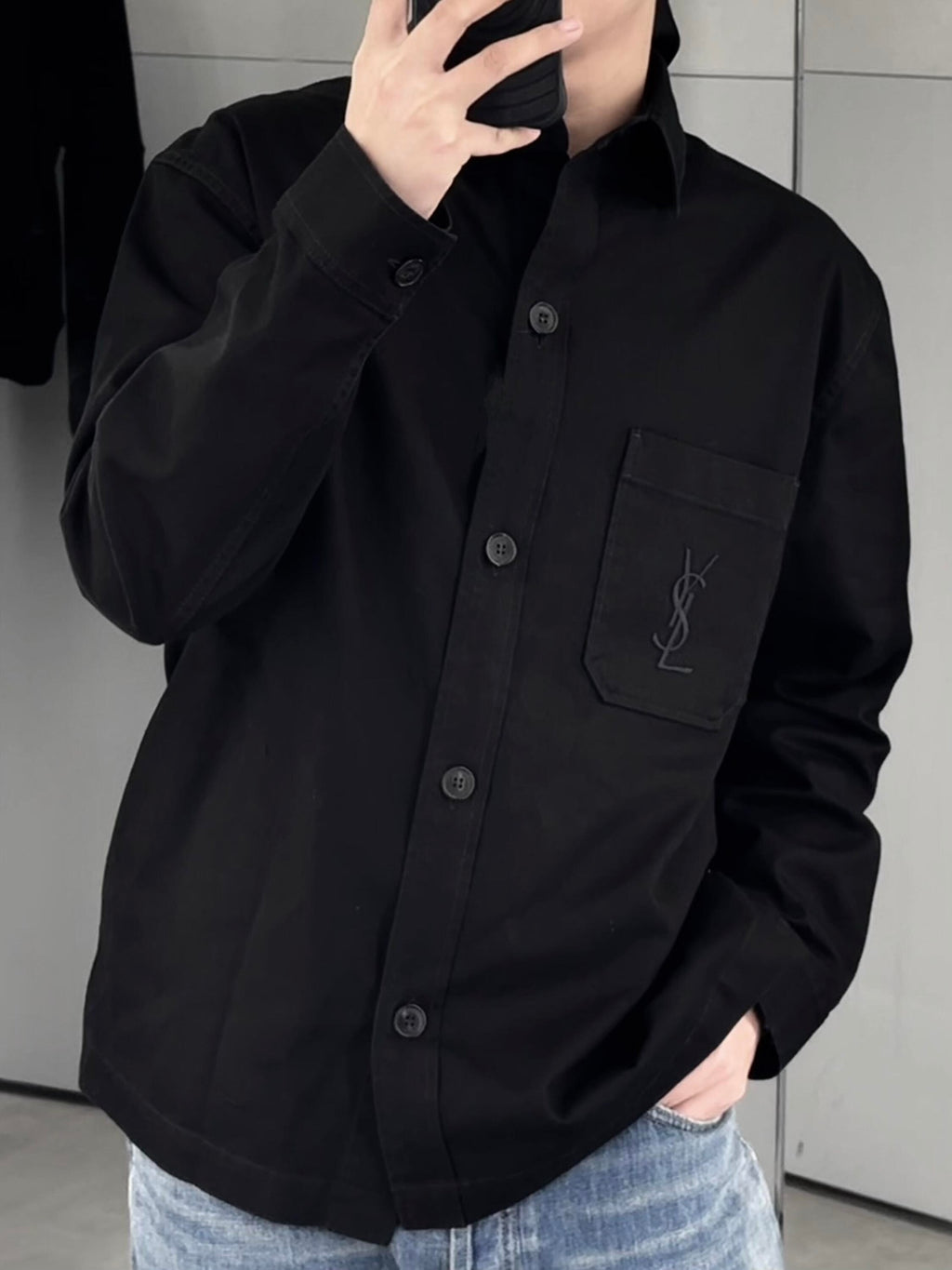 2026 New Edition GS Logo Embroidered Shirt (BB709-B25)