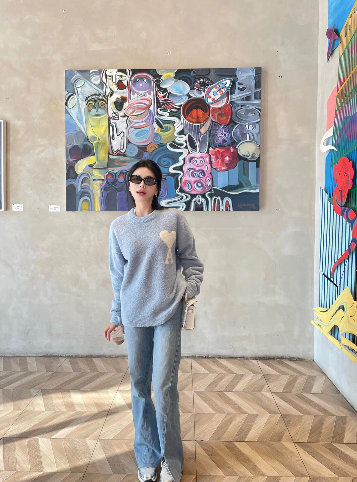 2026 New GS Jacquard Crew Neck Knit (25374-B30)