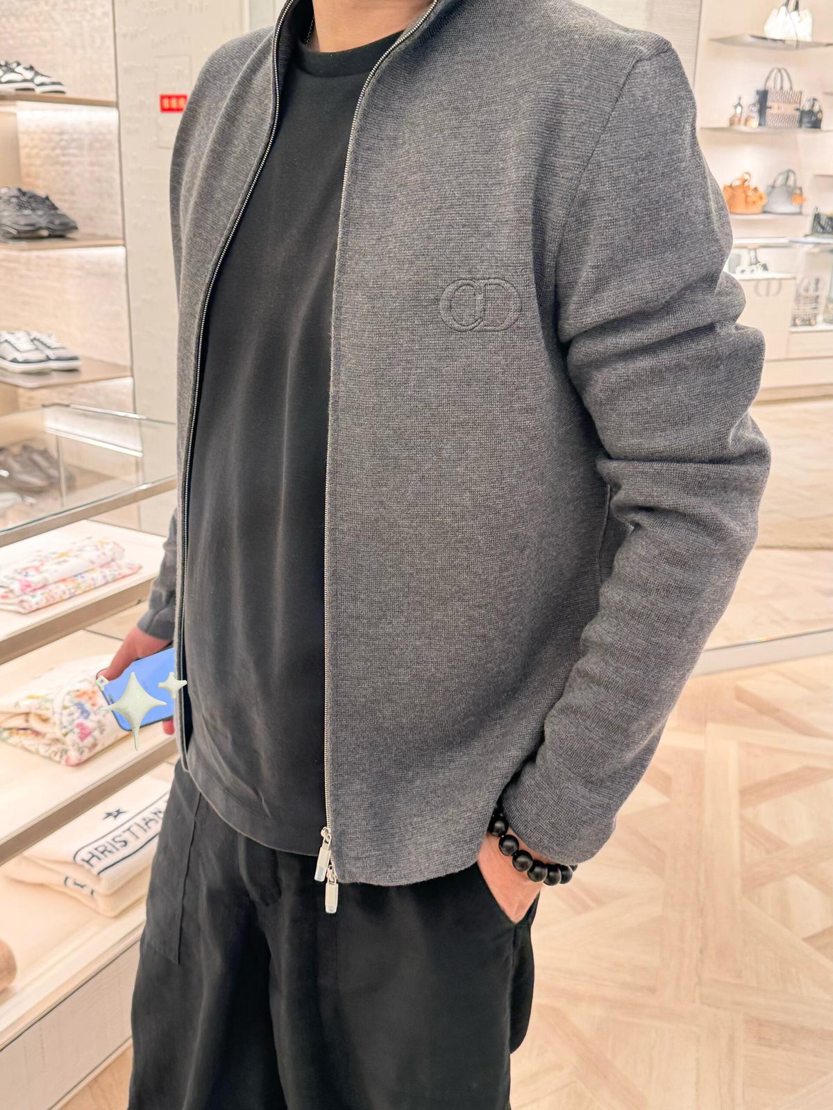 2026 New Style GS Zippered Sweater Coat (25372-B30)