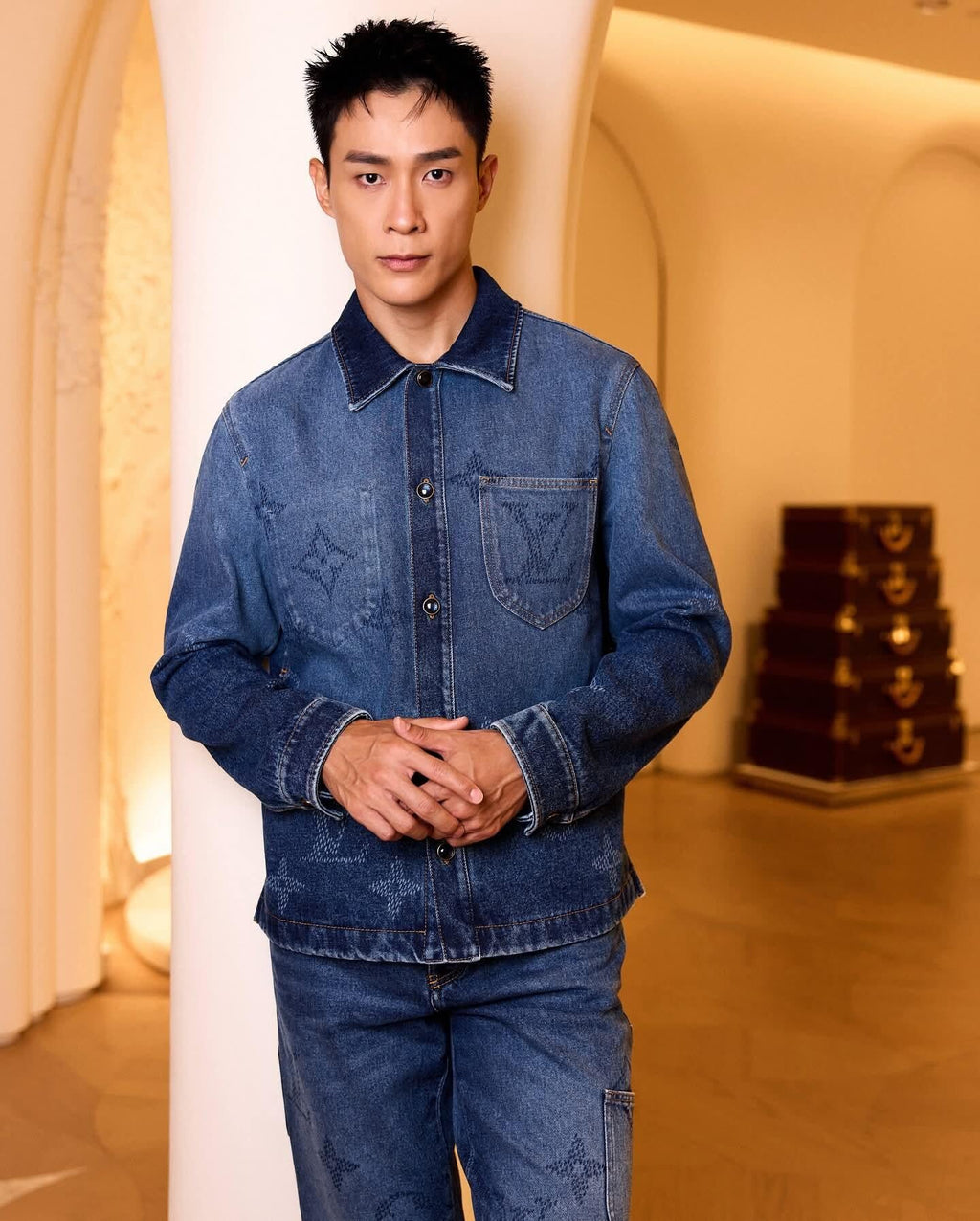 2026 New GS Gradient Logo Jeans (BB730-B95)