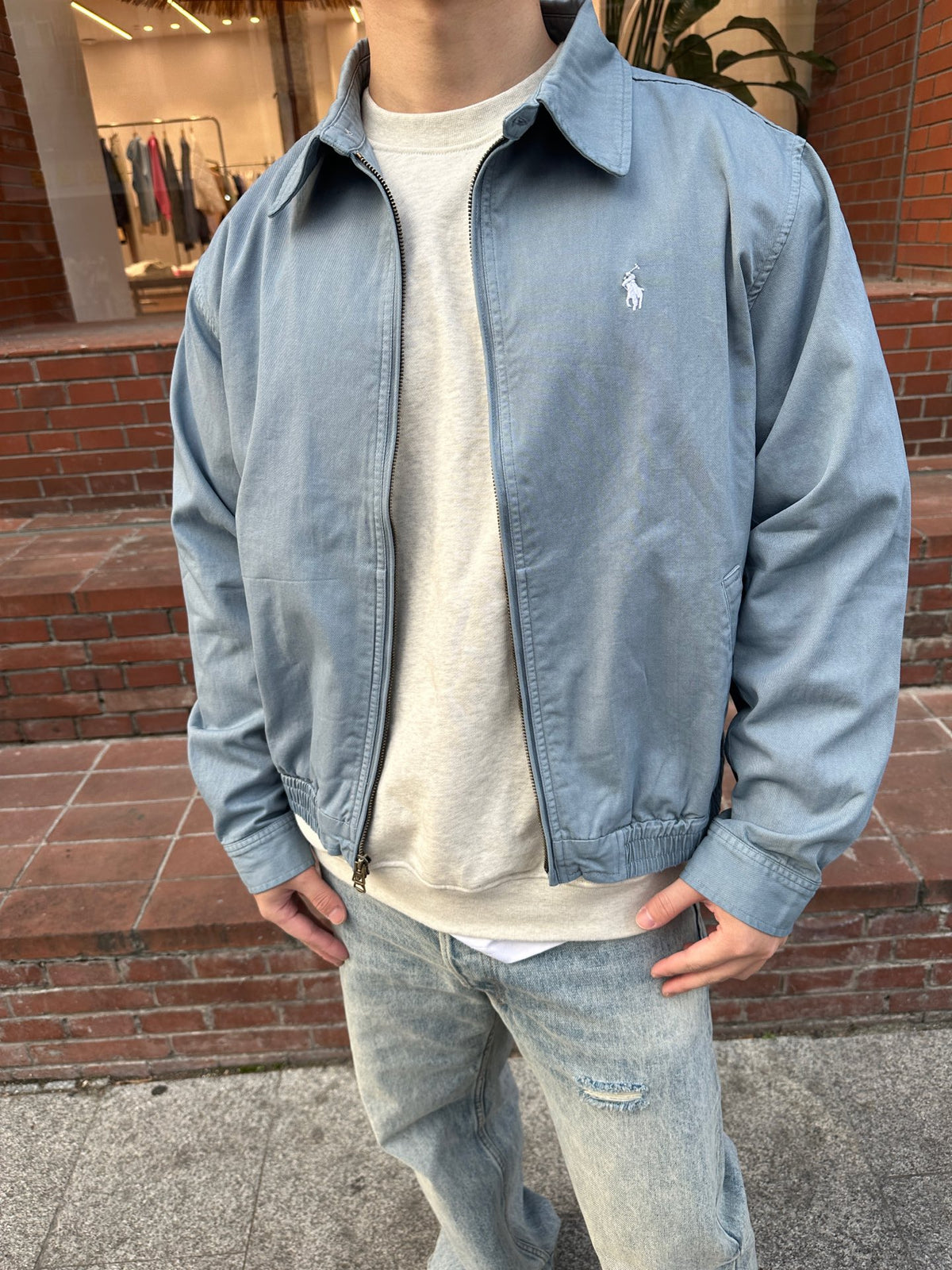 2026 New GS Embroidered Zip Jacket (CC908-B55)