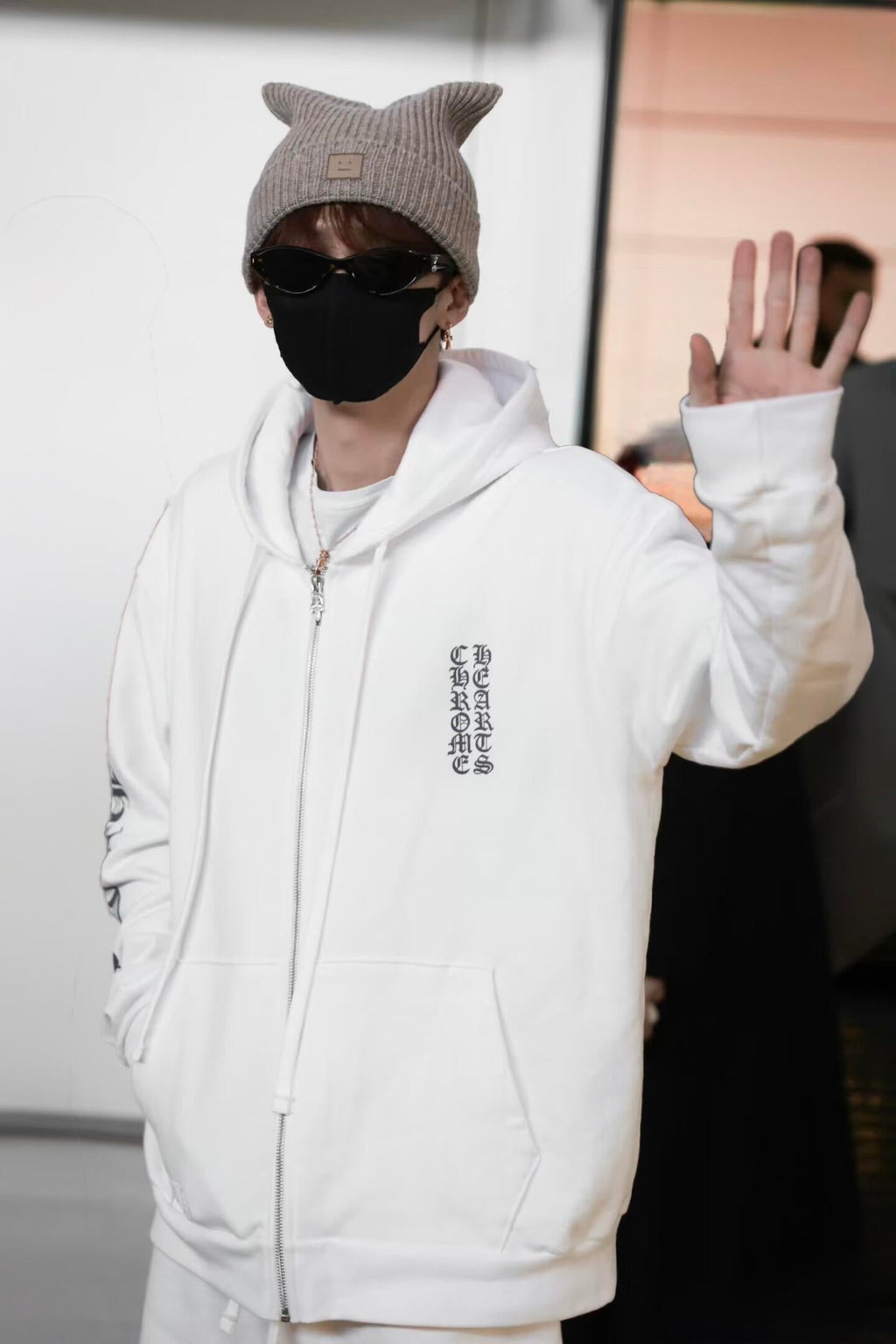 2026 New GS Letter Print Zip-Up Jacket (CC910-B50)