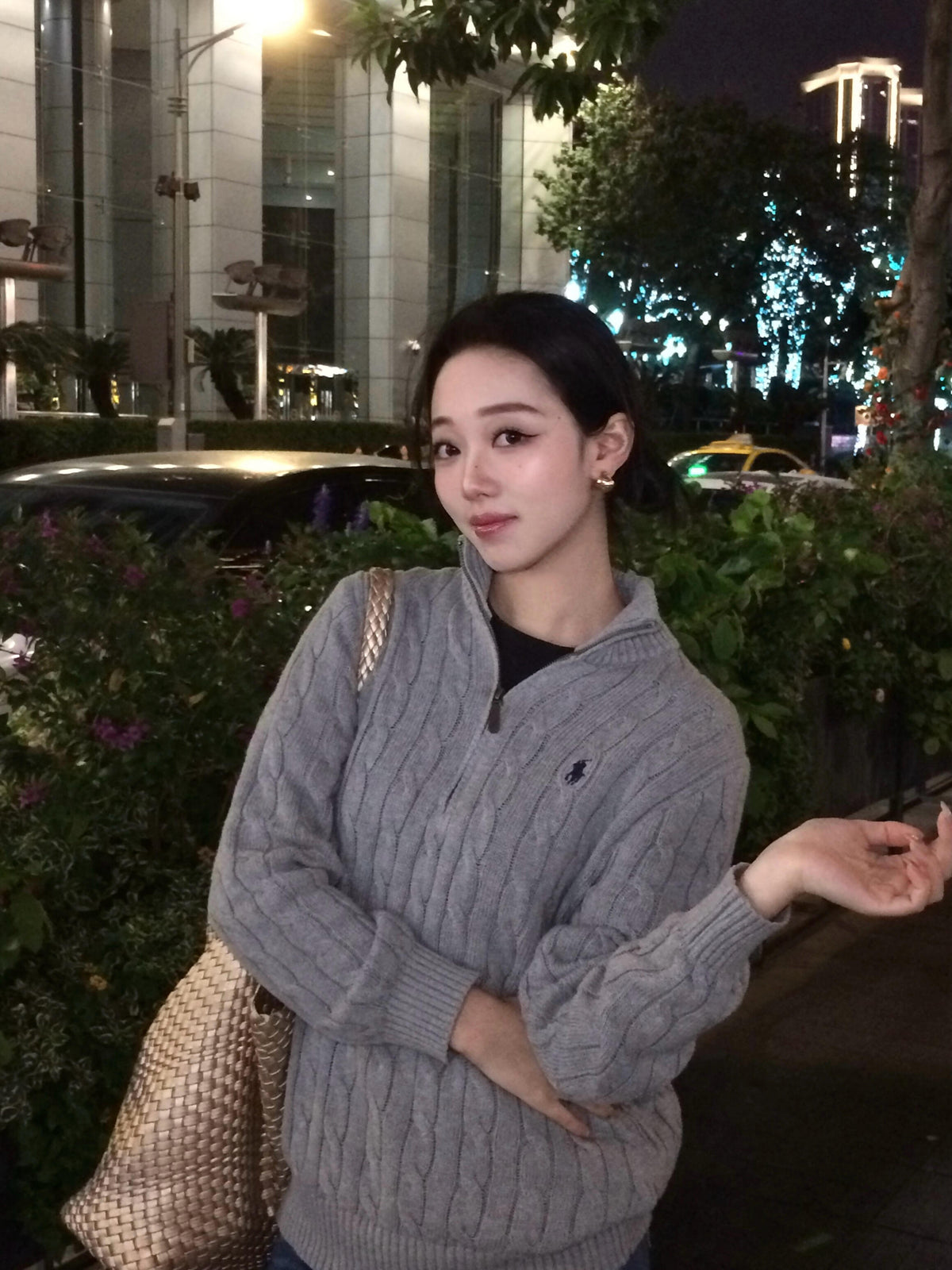 2026 New GS Decorative Knot Zip Knit Sweater (CC919-B30)