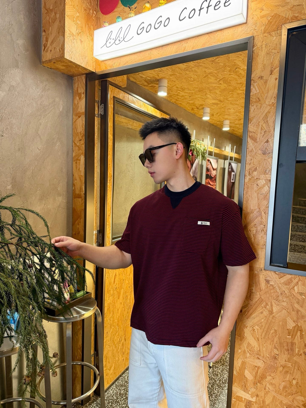 2026 New GS Striped Pocket Short-Sleeve Shirt (CC940-A25)