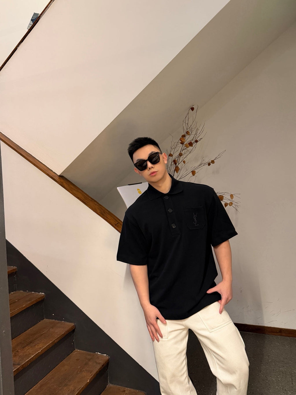 2026 New GS  Embroidered Logo Polo Shirt (BB786-A50)