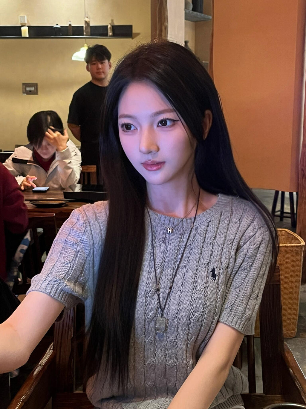 2026 New GS Cable-Knit Short-Sleeve Sweater (CC938-A50)