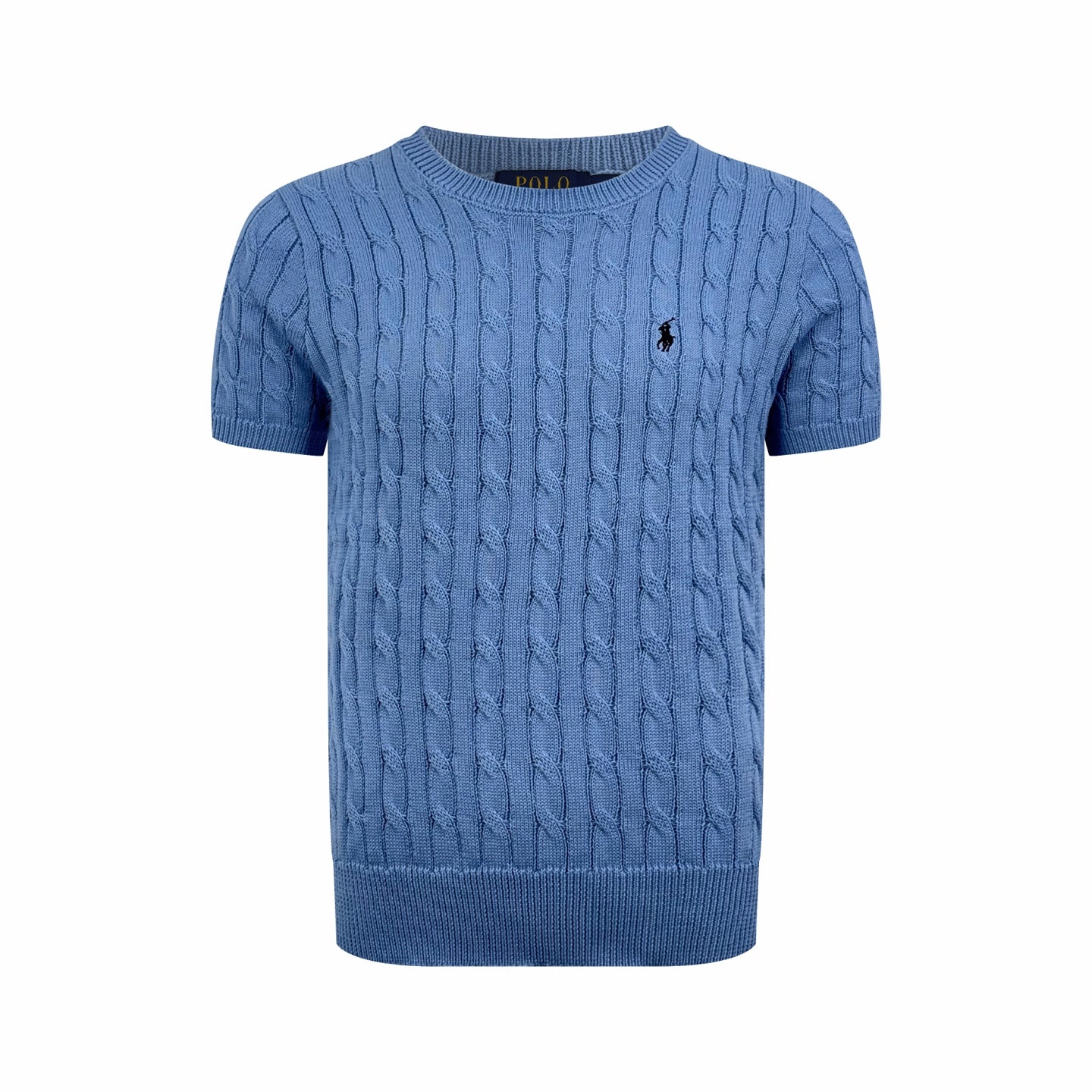 2026 New GS Cable-Knit Short-Sleeve Sweater (CC938-A50)