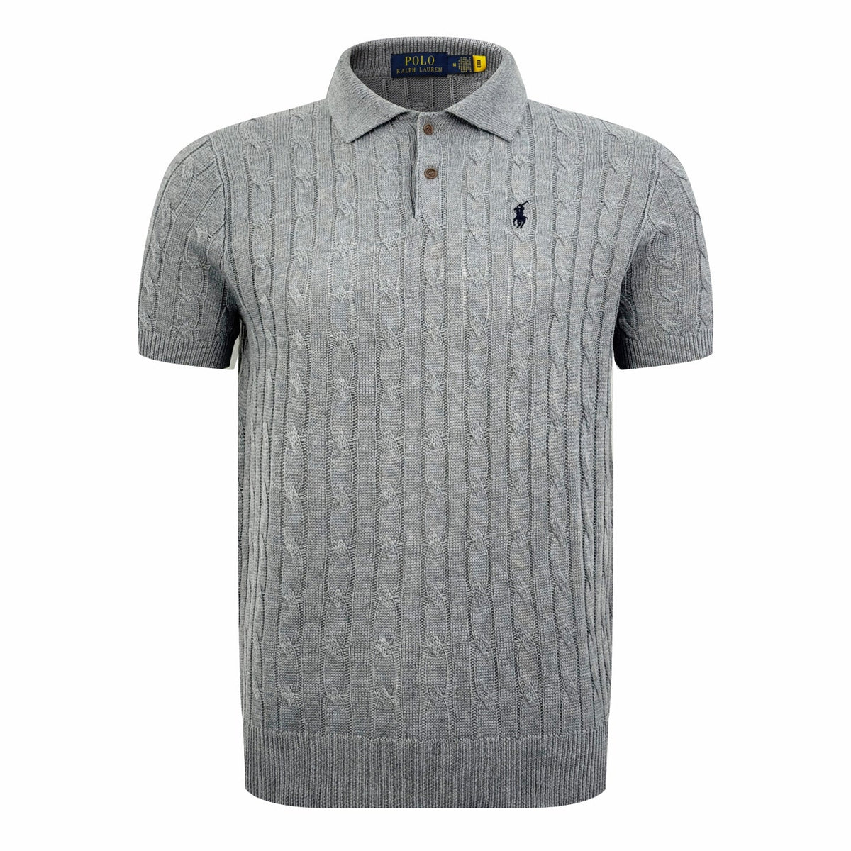 2026 New GS Cable-Knit Polo Neck Sweater (CC945-A60)