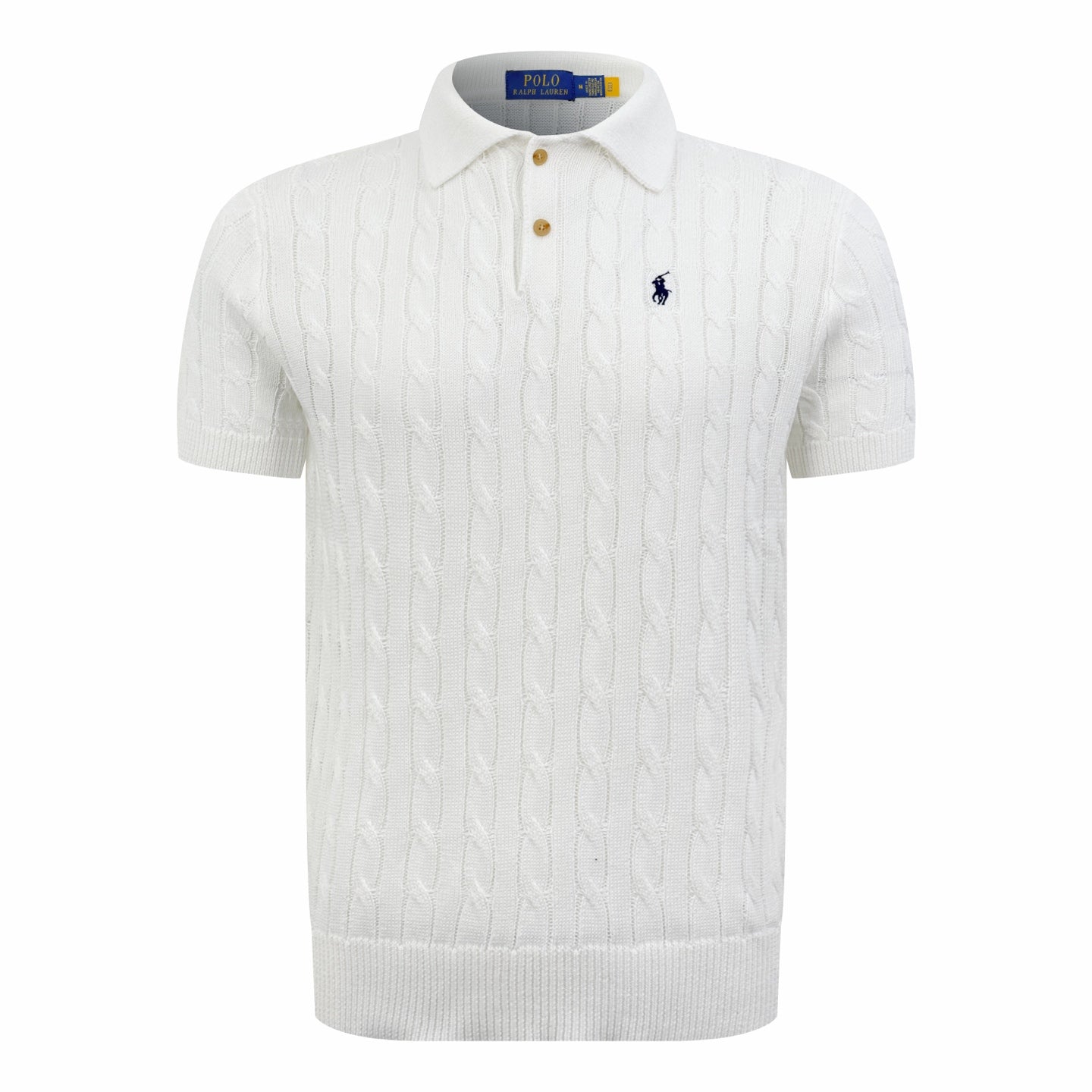 2026 New GS Cable-Knit Polo Neck Sweater (CC945-A60)