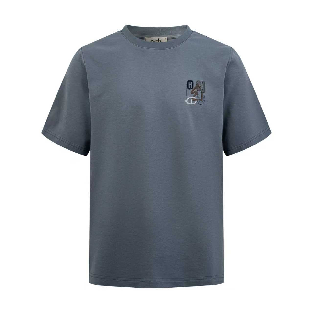 2026 New GS Embroidered Leather Short-Sleeve Shirt (AA546-A15)