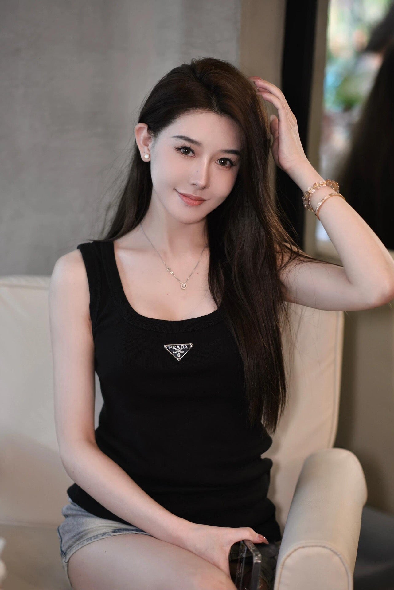 2026 Women’s GS Tank Top with Triangle Logo on the Chest (FF717)