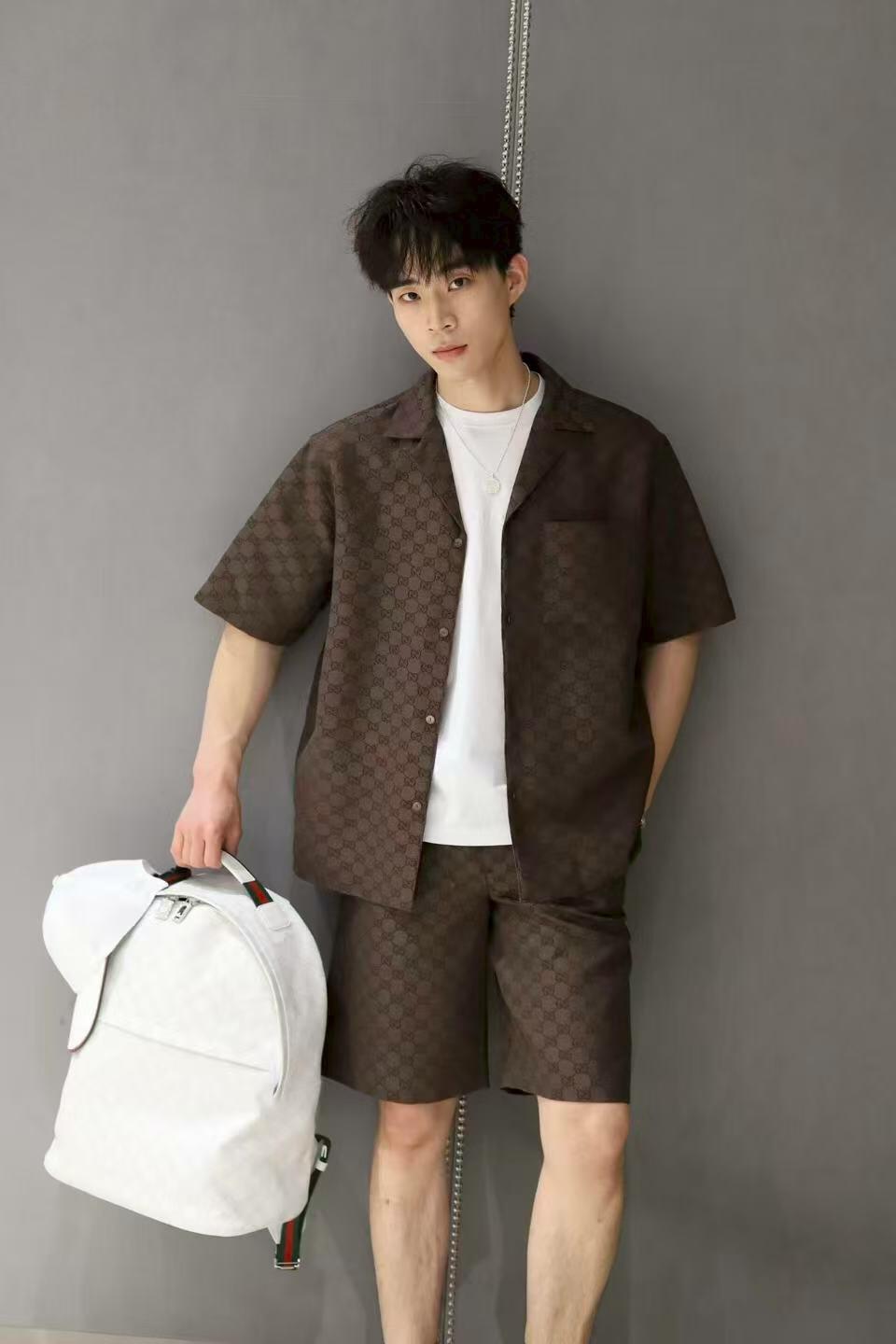 2026 New Arrival GS All-Over Jacquard Print Shorts (AA578-A80)