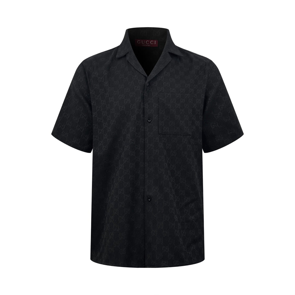2026 New Arrival GS All-over Jacquard Print Short-sleeved Shirt (AA579-A90)