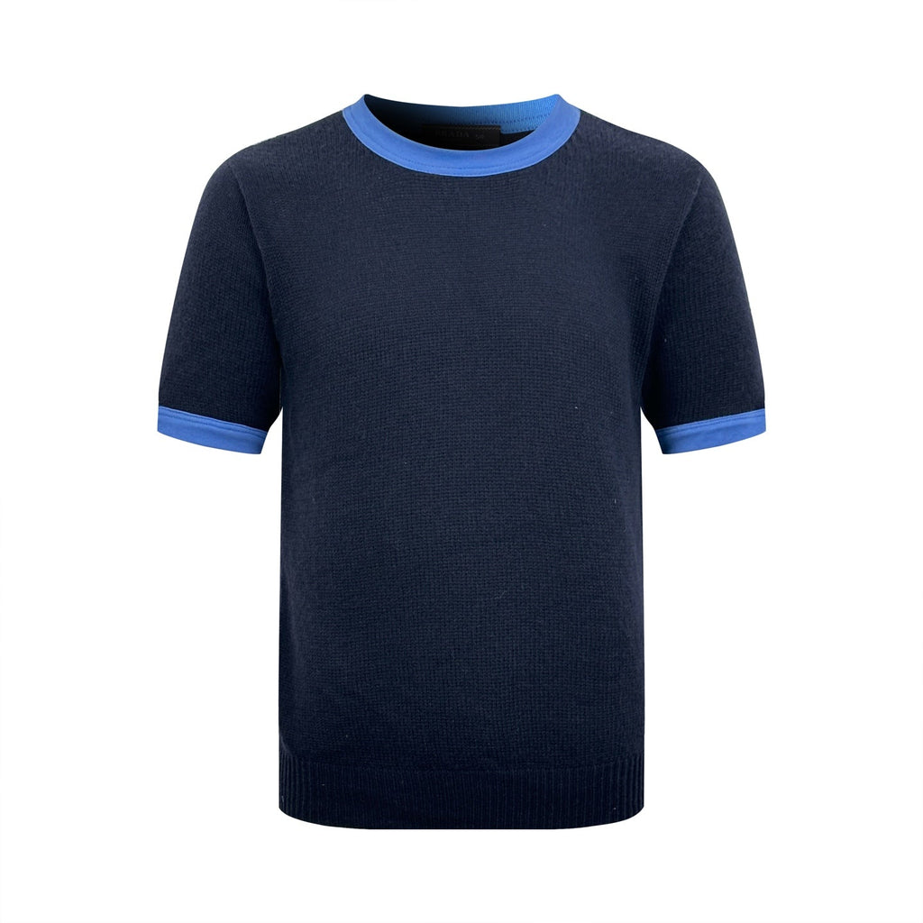 2026 New GS Short-Sleeved Sweater with Triangle Logo (AA569-A50)