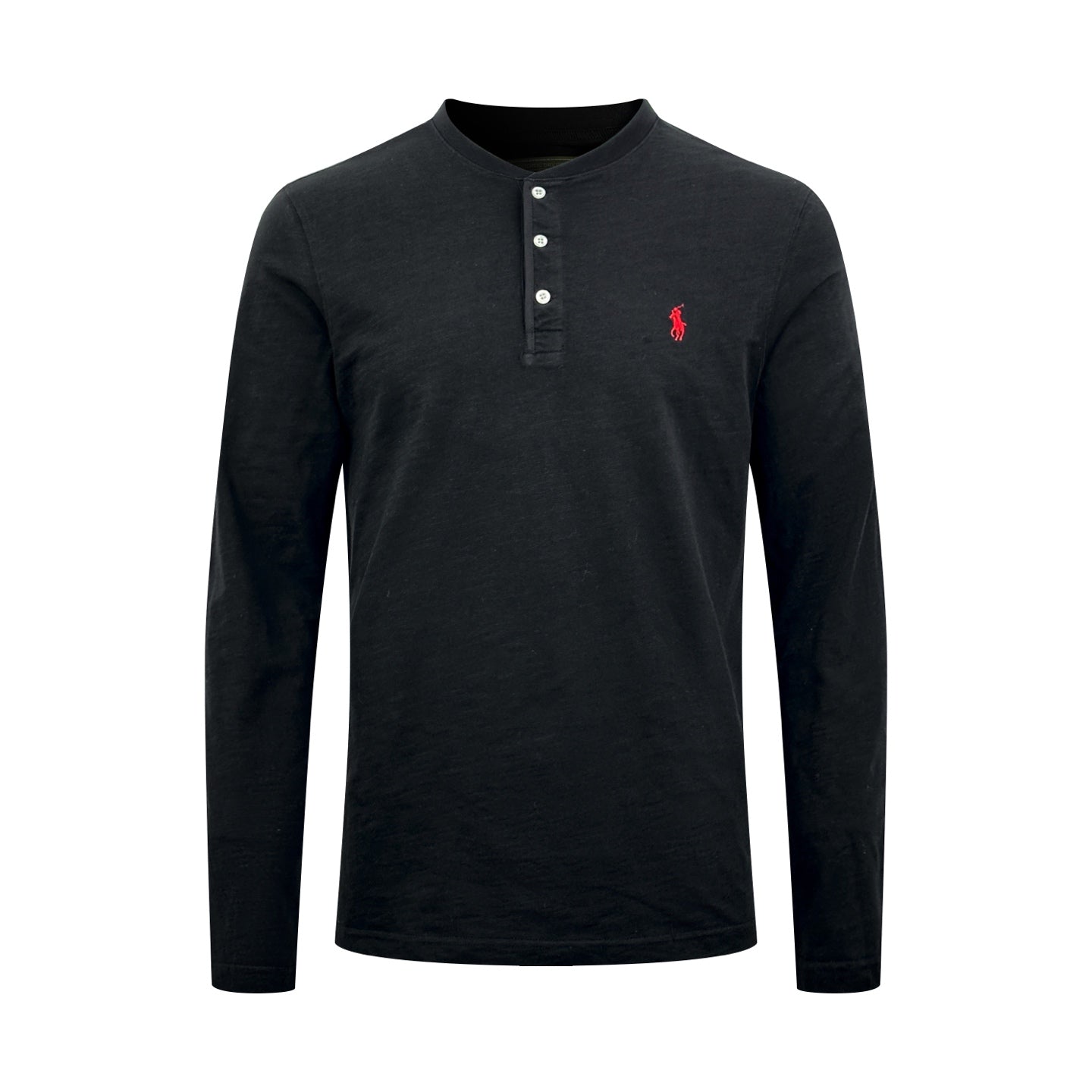 2026 New GS Embroidered Henley-neck Long-sleeved Top (CC977-A35)