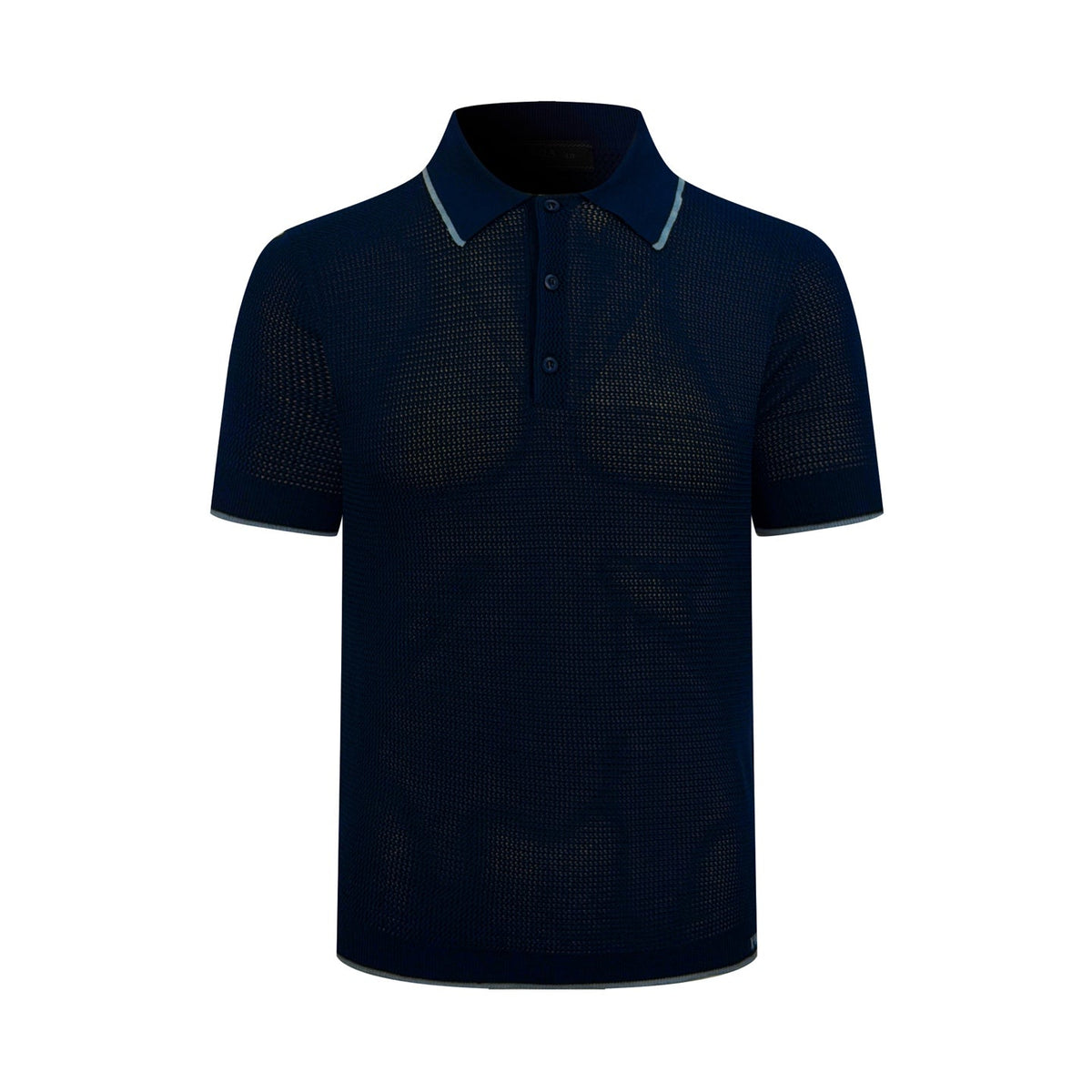 2026 New GS Logo Mesh Polo Neck Knit Top (CC983-A75)