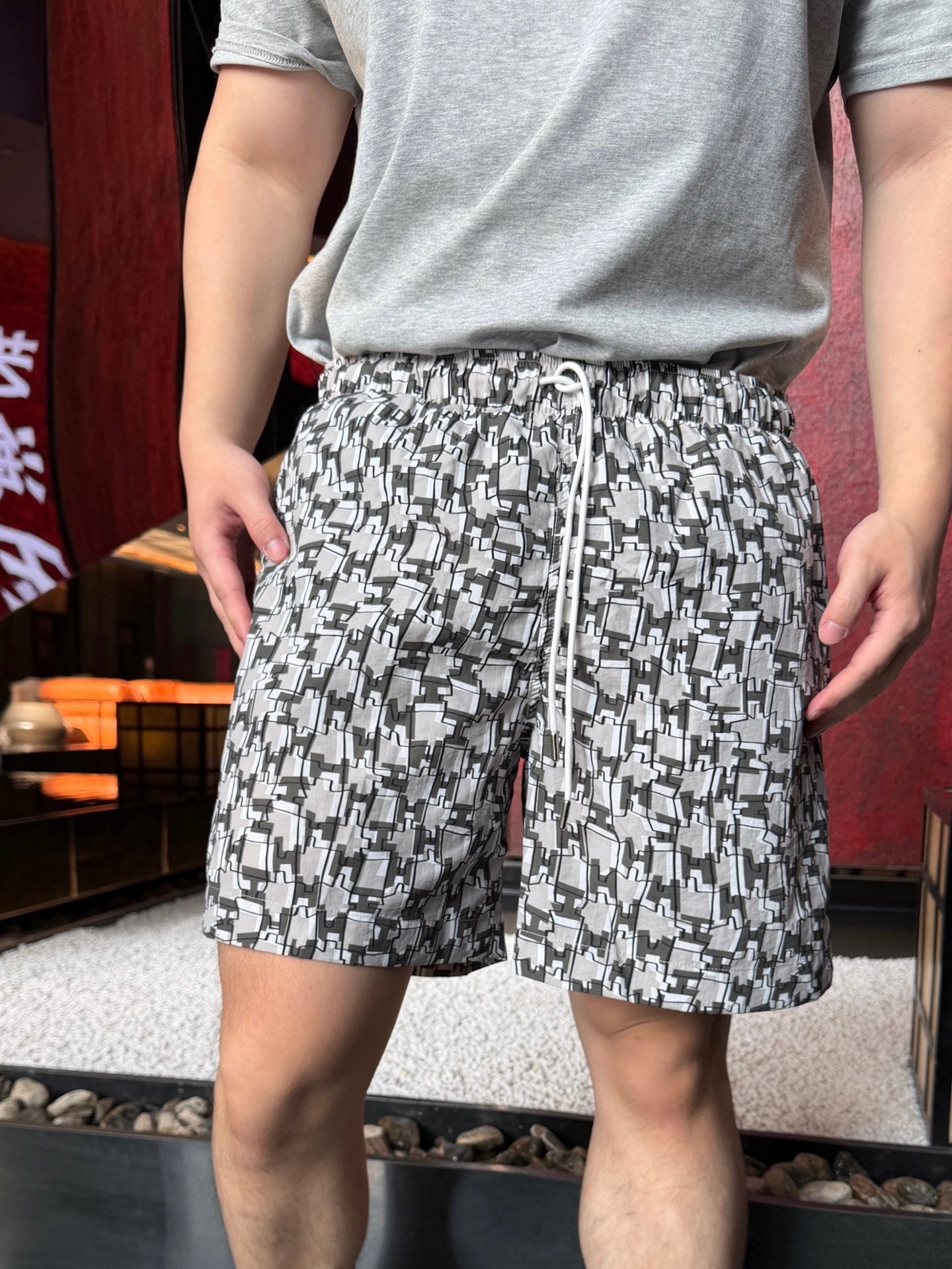 2026 New Arrival GS All-Over Print Shorts (AA577-A55)