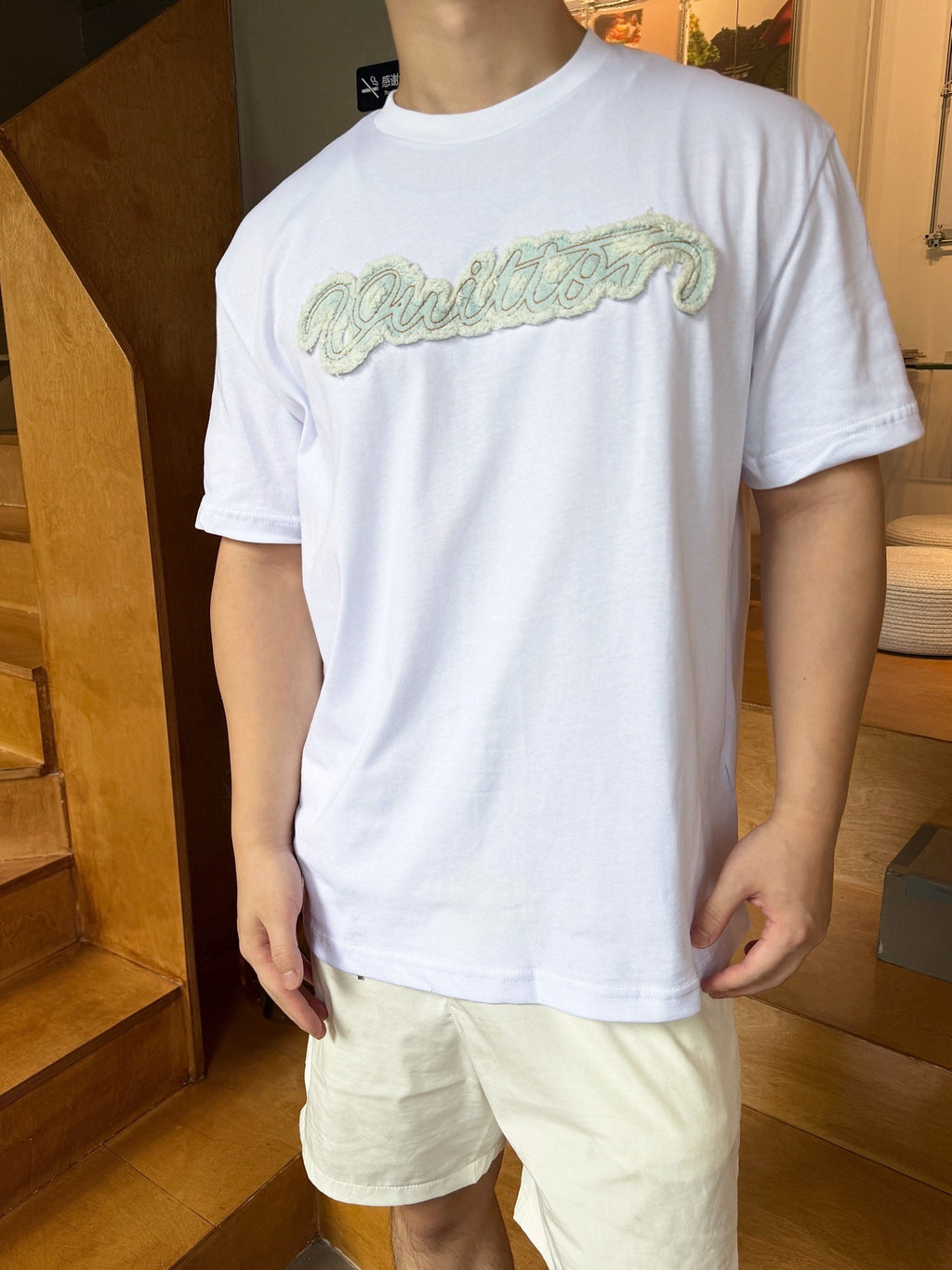 2026 New Model GS Logo Denim Short Sleeve (BB889-A20)