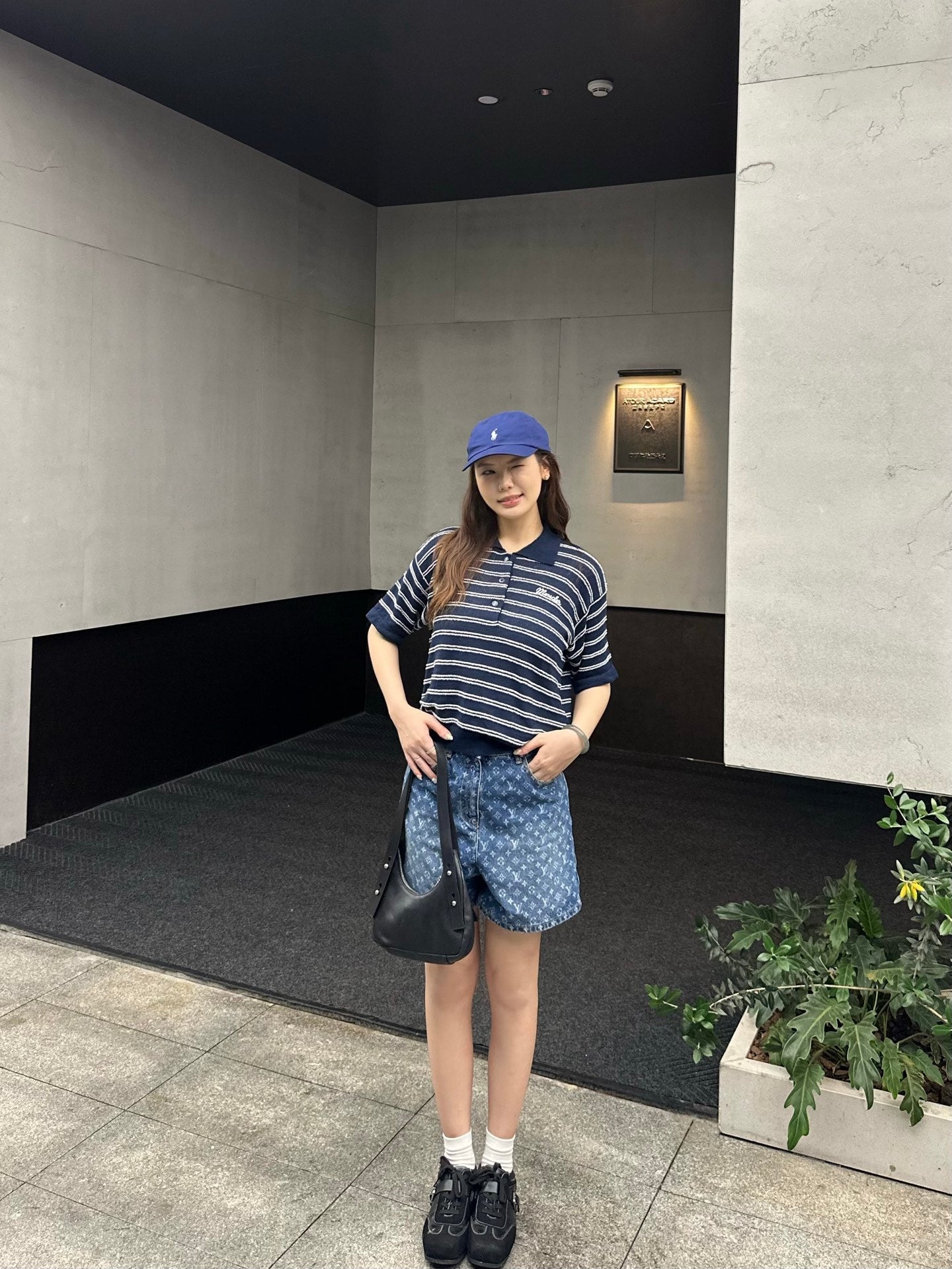 2026 Women's GS Logo Polo Neck Knit Sweater (DD142)