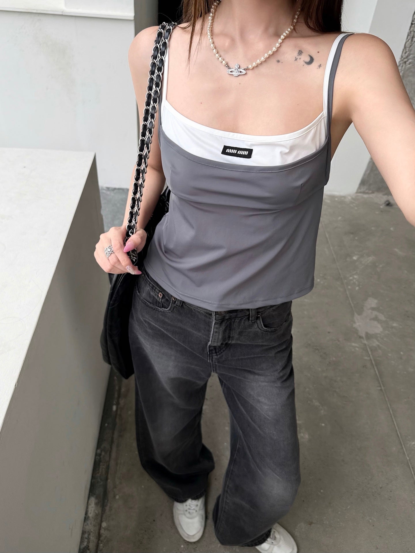 2026 Women's GS Logo Color-Contrasting Bra (FF777)