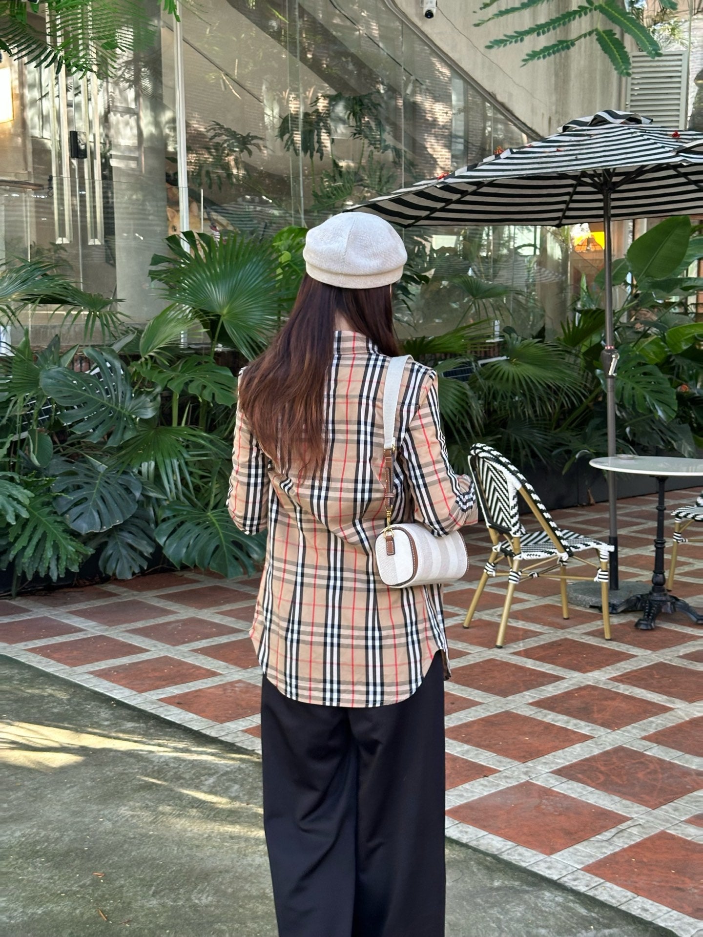 2026 Women's GS Check Shirt (DD157)