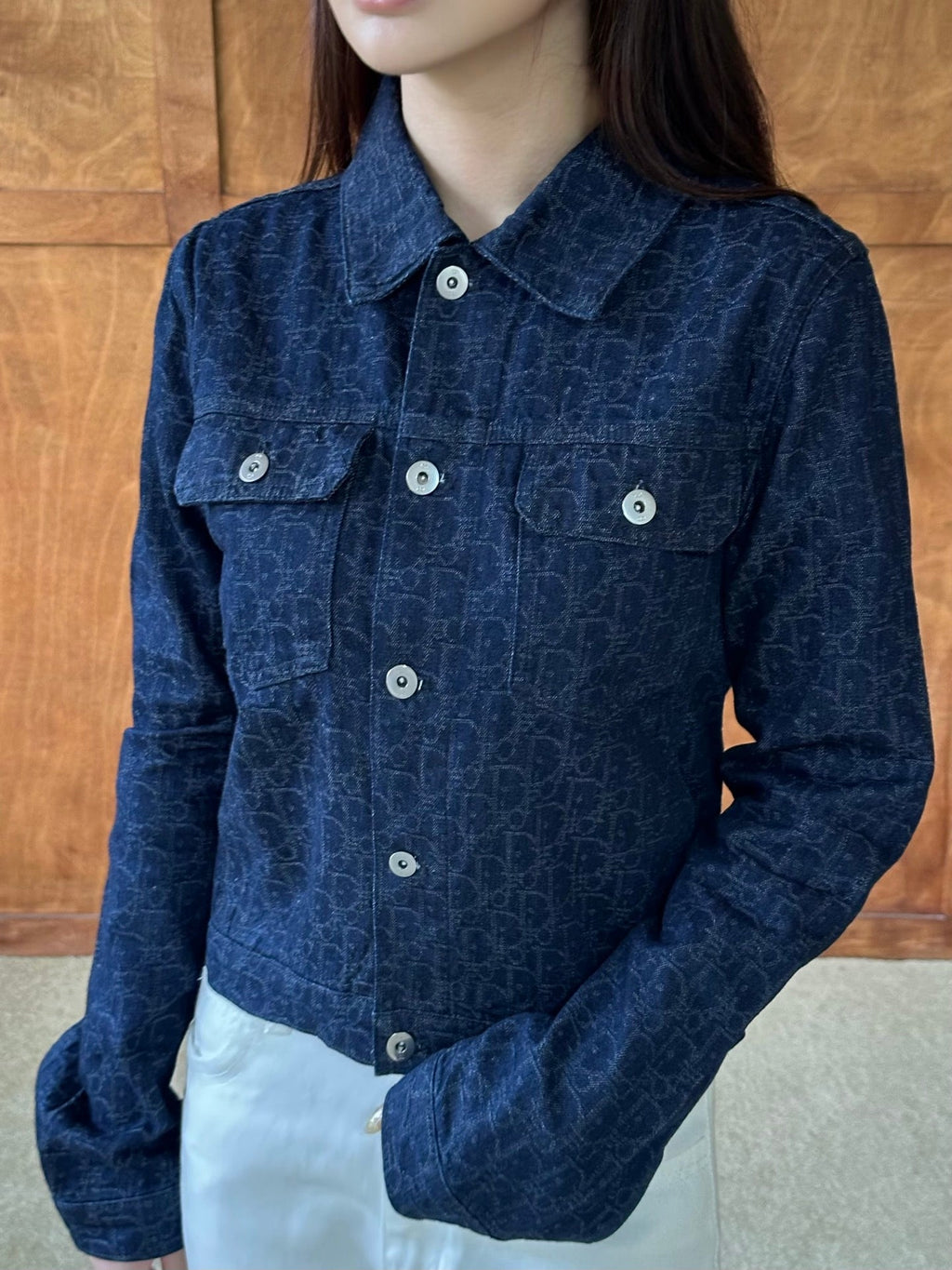 2026 Women's GS Full-Print Denim Jacket (DD140)