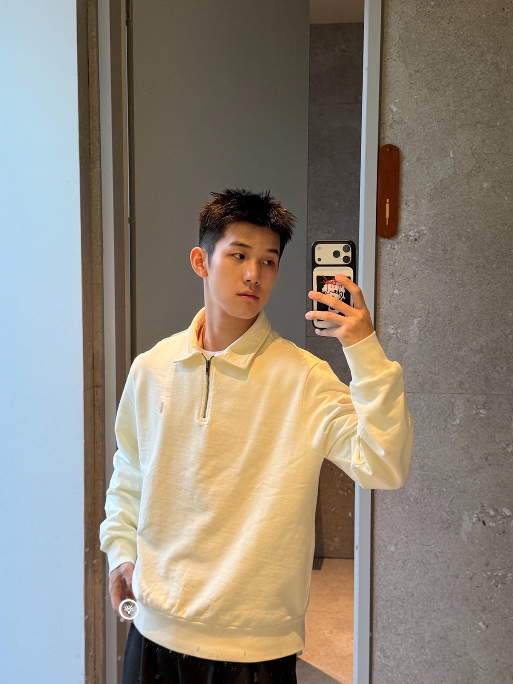 2026 New GS Embroidered Half-Zip Sweatshirt (BB890-A90)