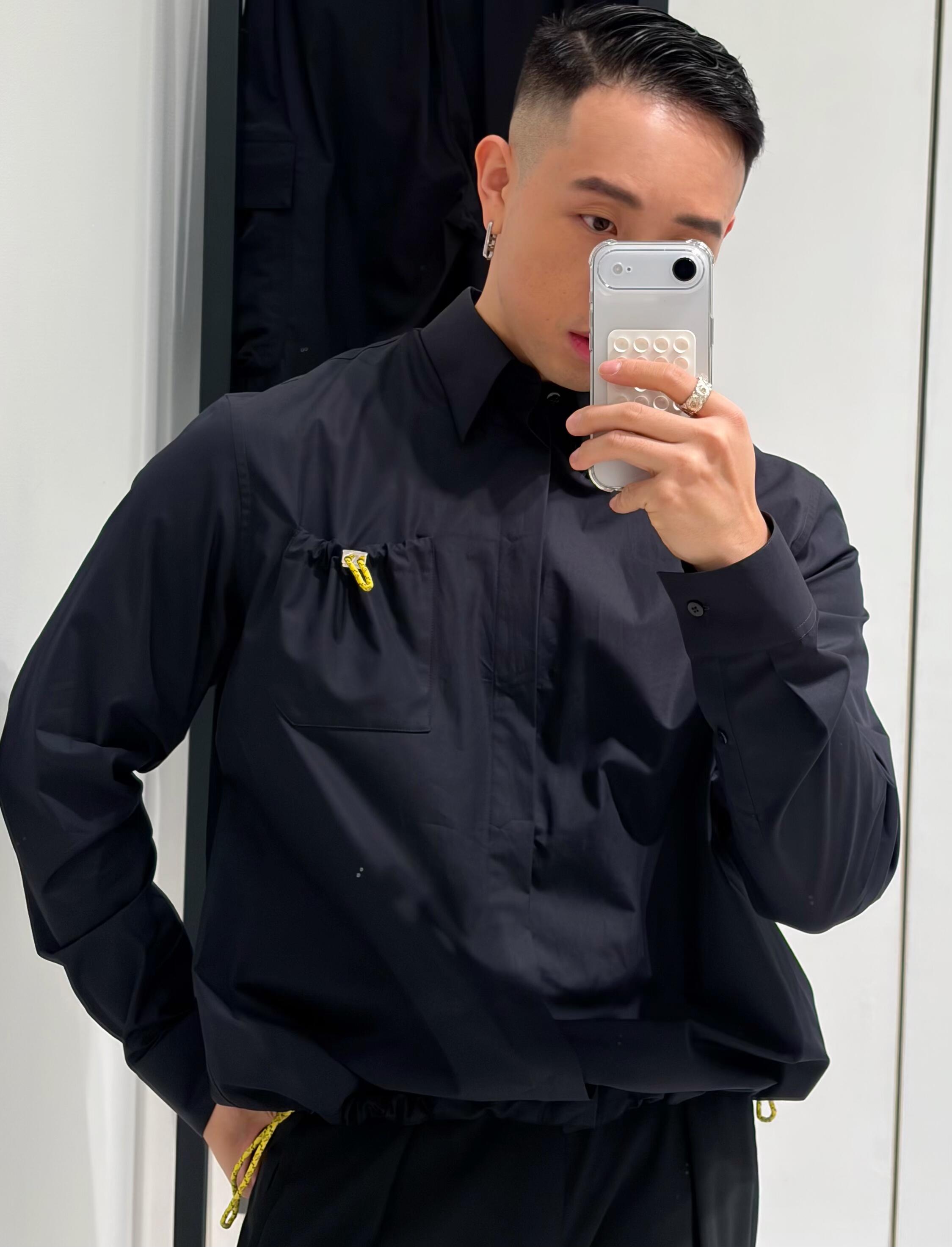 2026 New GS Ribbon Pocket Long-Sleeved Shirt (BB895-B15)