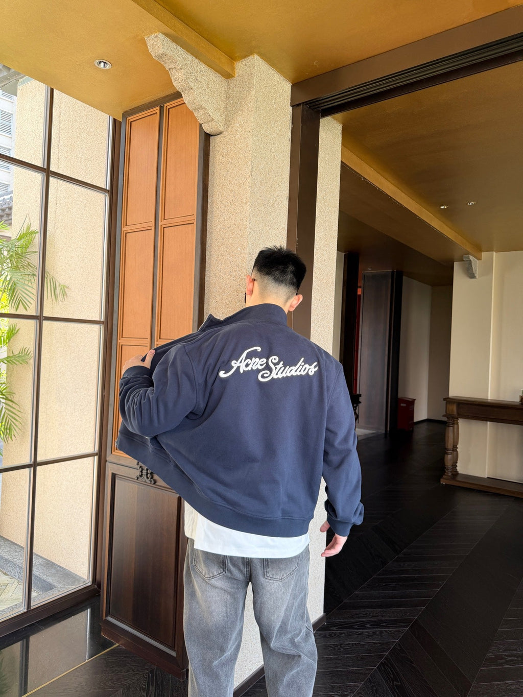 2026 New Model GS Embroidered Logo Zip-Up Jacket (CC996-B50)