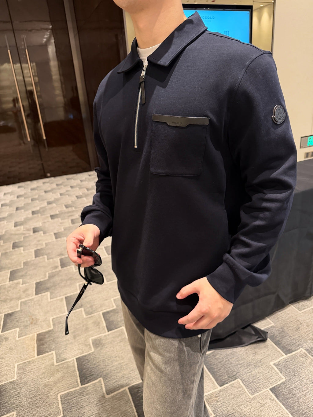 2026 New Model GS  Logo Half-Zip Jacket (AA664-A90)