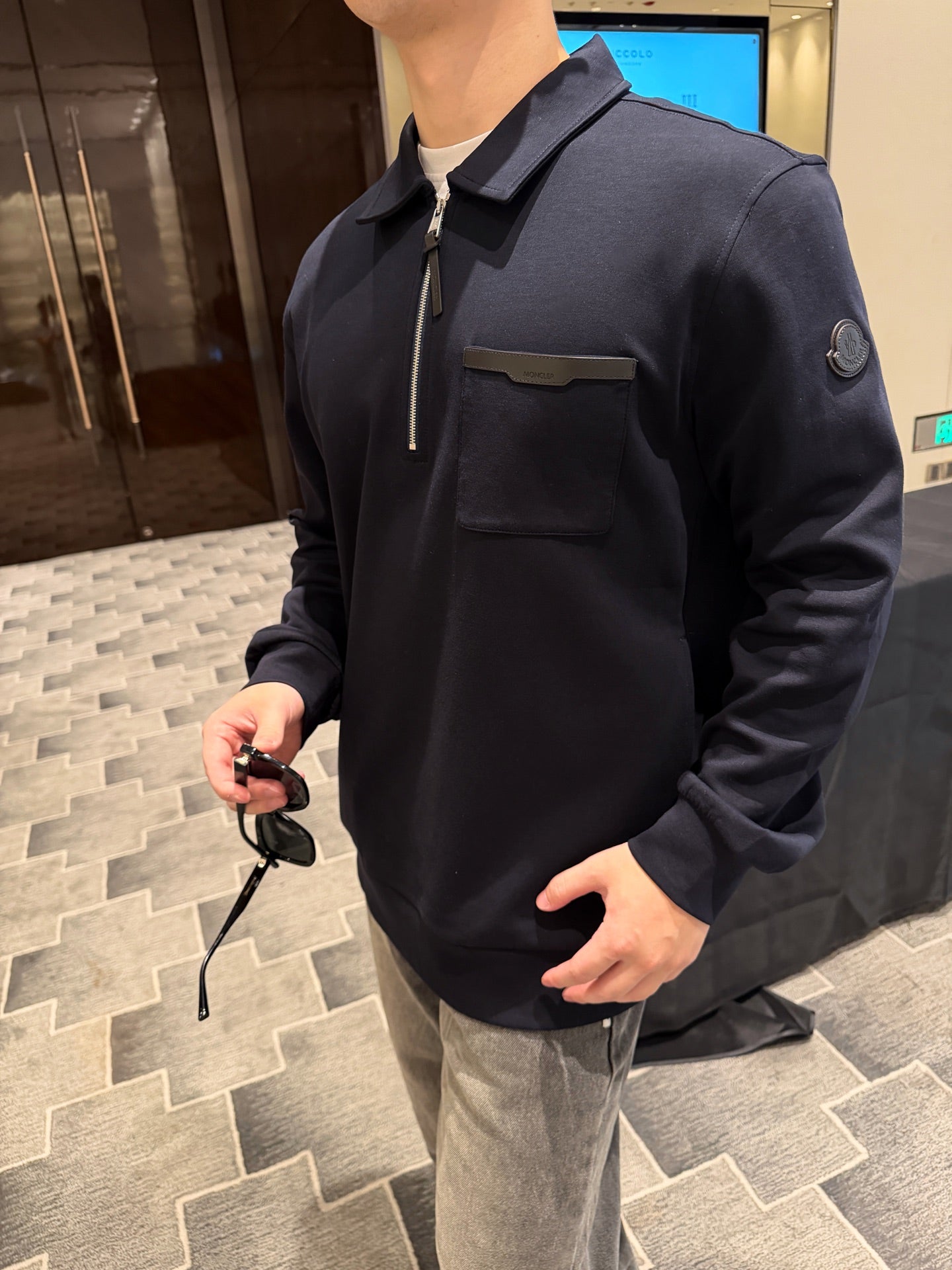 2026 New Model GS  Logo Half-Zip Jacket (AA664-A90)