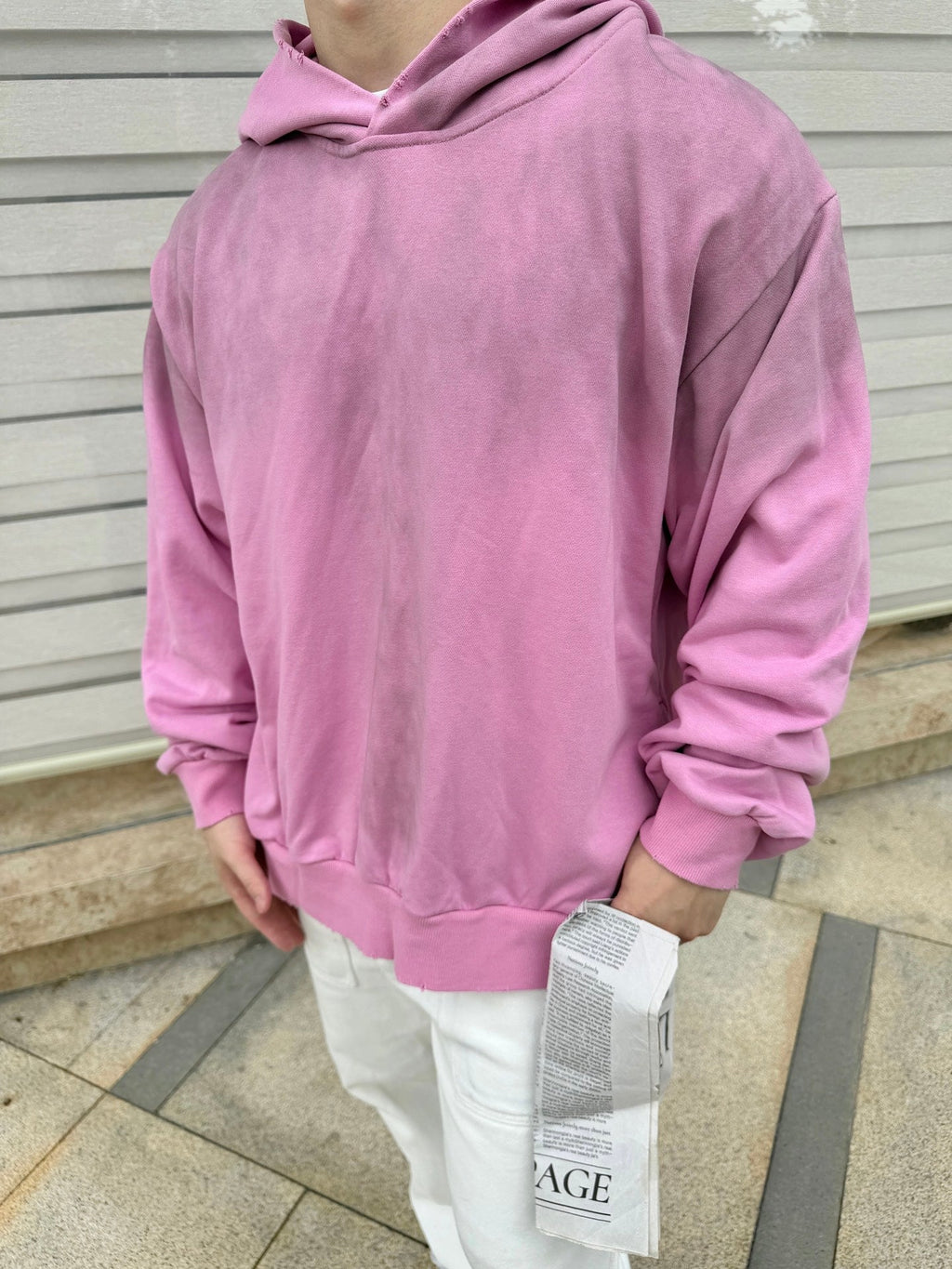 2026 New Model GS Painted and Weathered Logo Hooded Sweatshirt (CC995-B55)