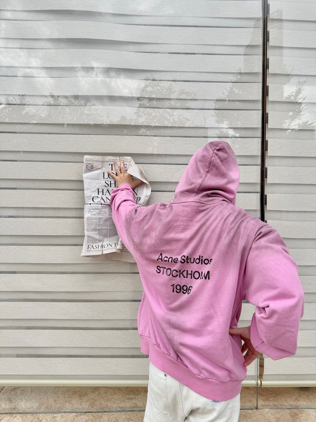 2026 New Model GS Painted and Weathered Logo Hooded Sweatshirt (CC995-B55)