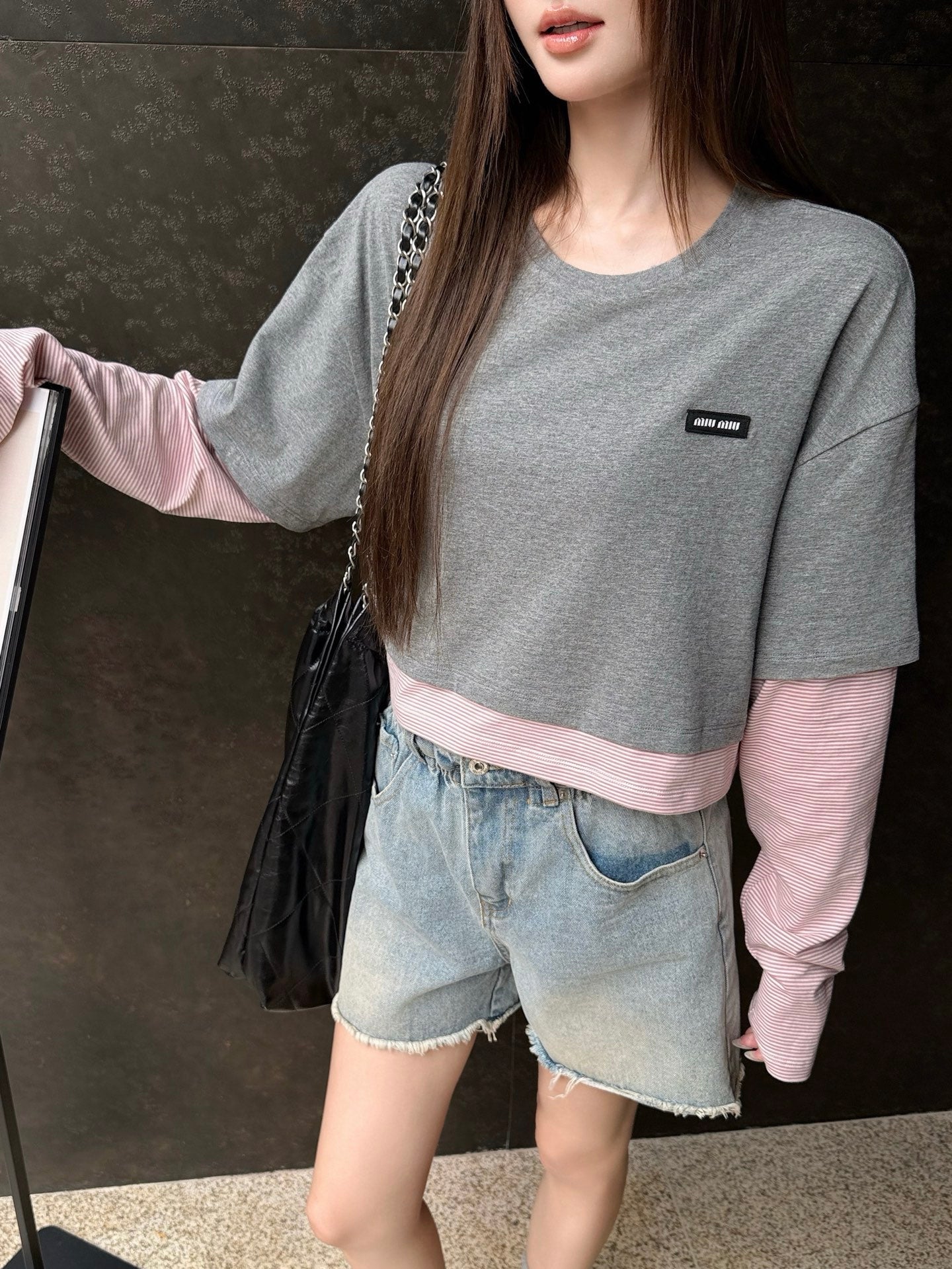 2026 Women's GS Logo Multi-color Long-Sleeved Shirt (FF803)
