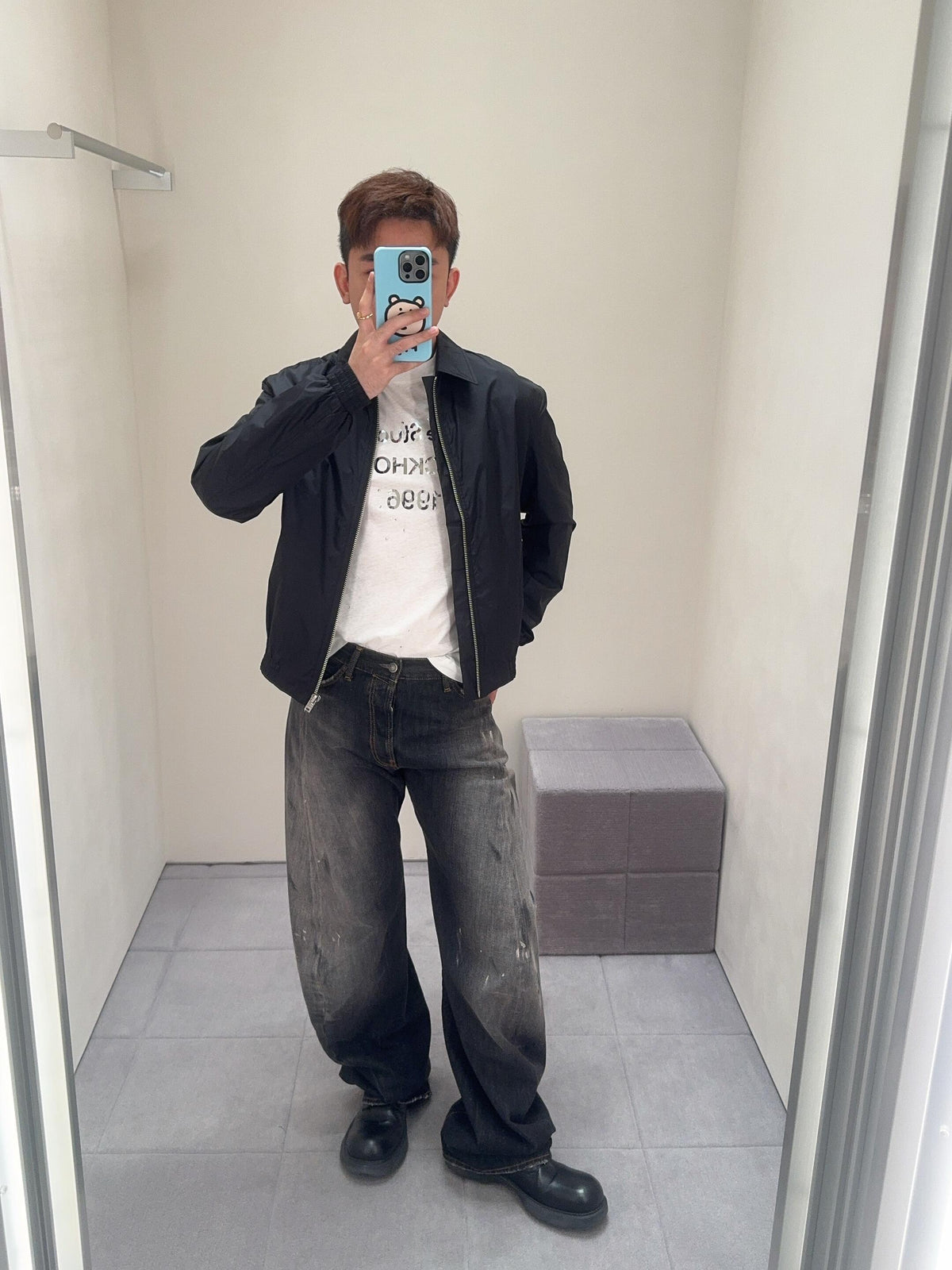2026 new model GS logo zipper nylon coat (BB871-B80)