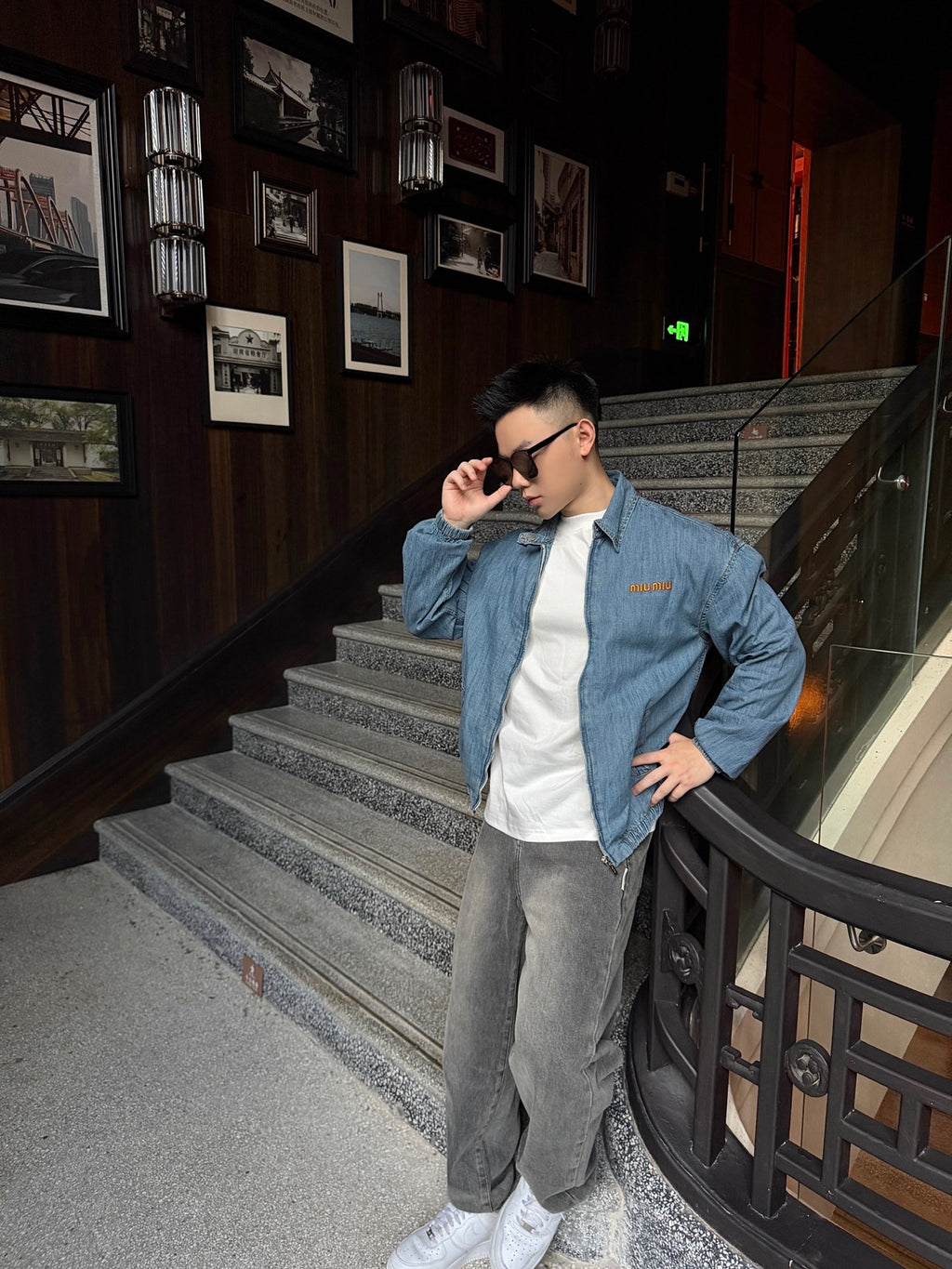 2026 New GS Embroidered Logo Denim Jacket (BB894-B65)