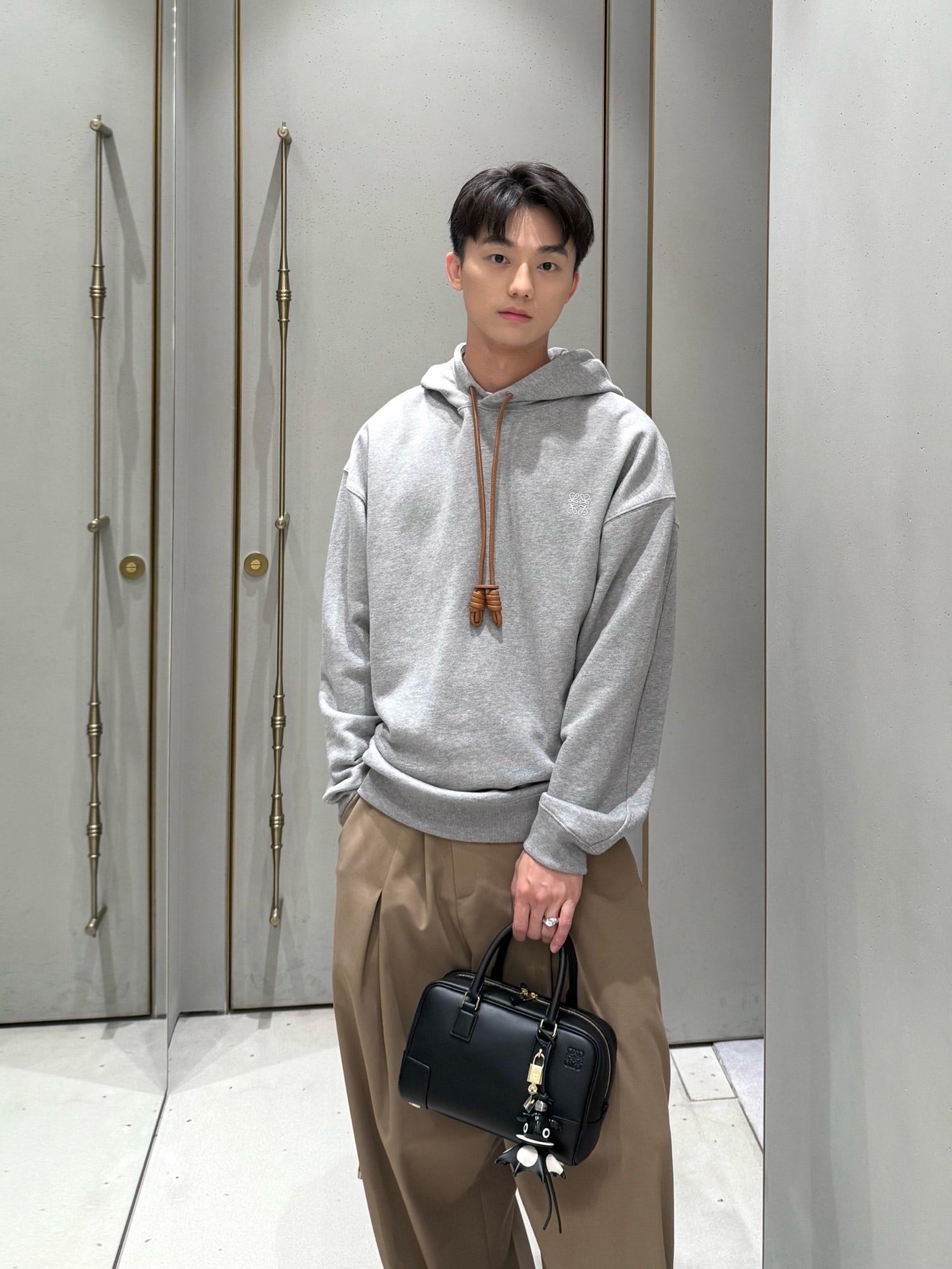 2026 New Style GS Leather Embroidered Hooded Sweatshirt (25196-B10)