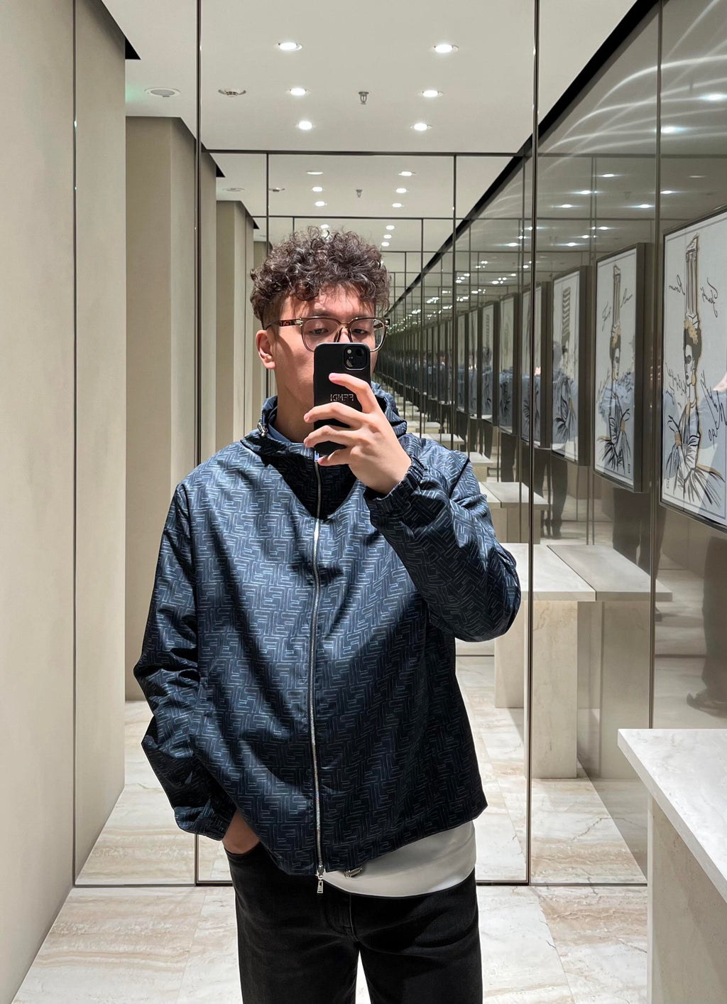 2026 New GS Reversible Hooded Jacket (25331-C15)