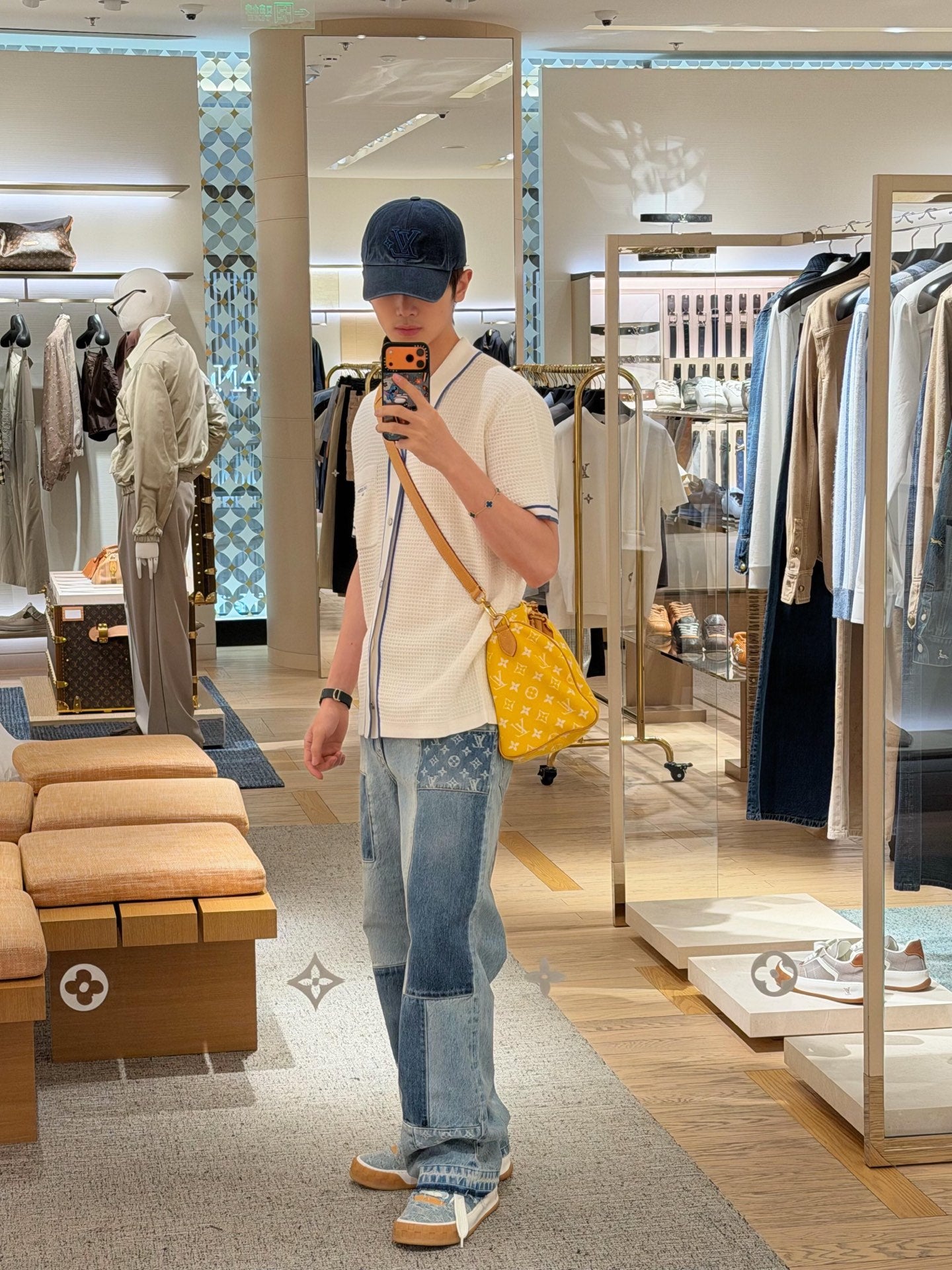 2026 new model GS logo patchwork jeans (BB885-C15)