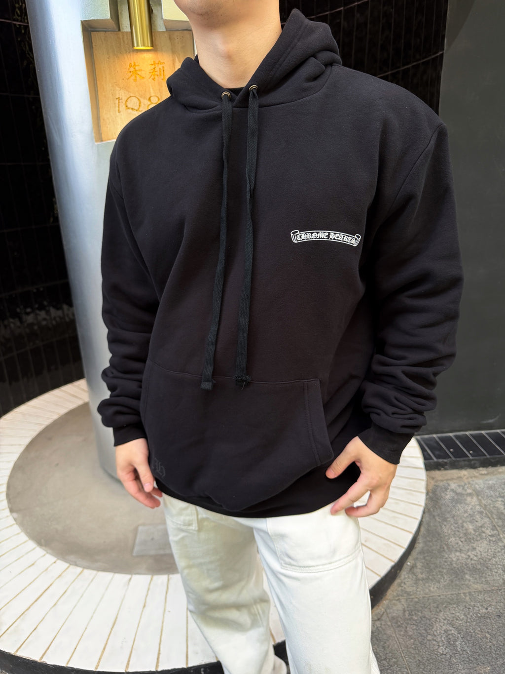 2026 New Model GS Cross-Design Printed Hooded Sweatshirt (AA676-B10)